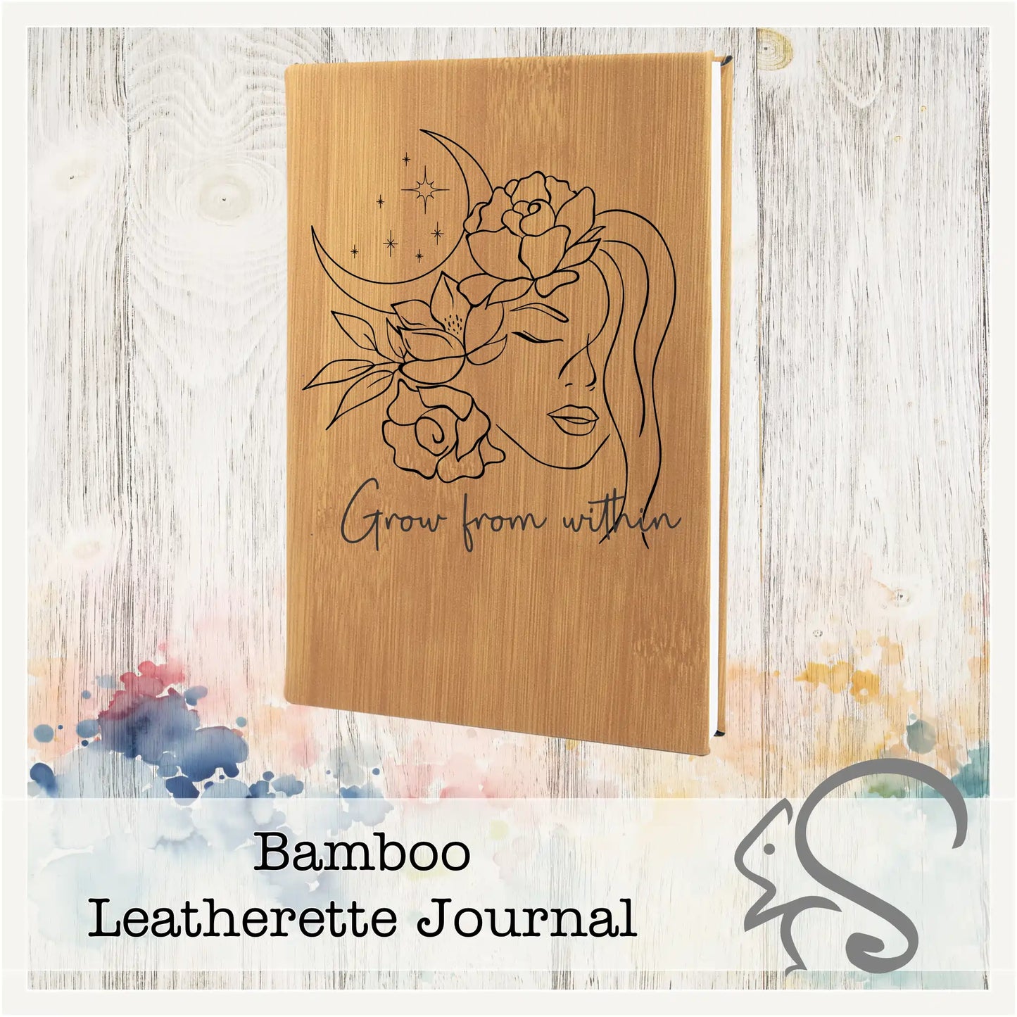 Leatherette Journal {Grow From Within}