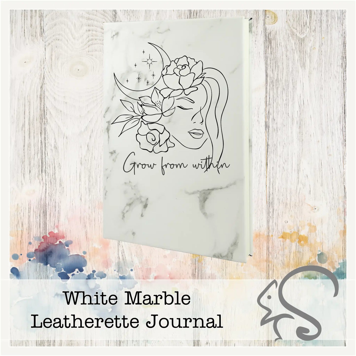Leatherette Journal {Grow From Within}