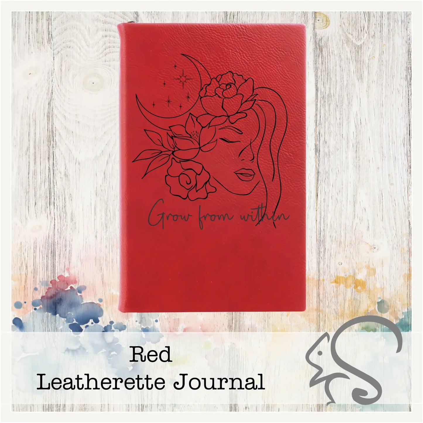Leatherette Journal {Grow From Within}