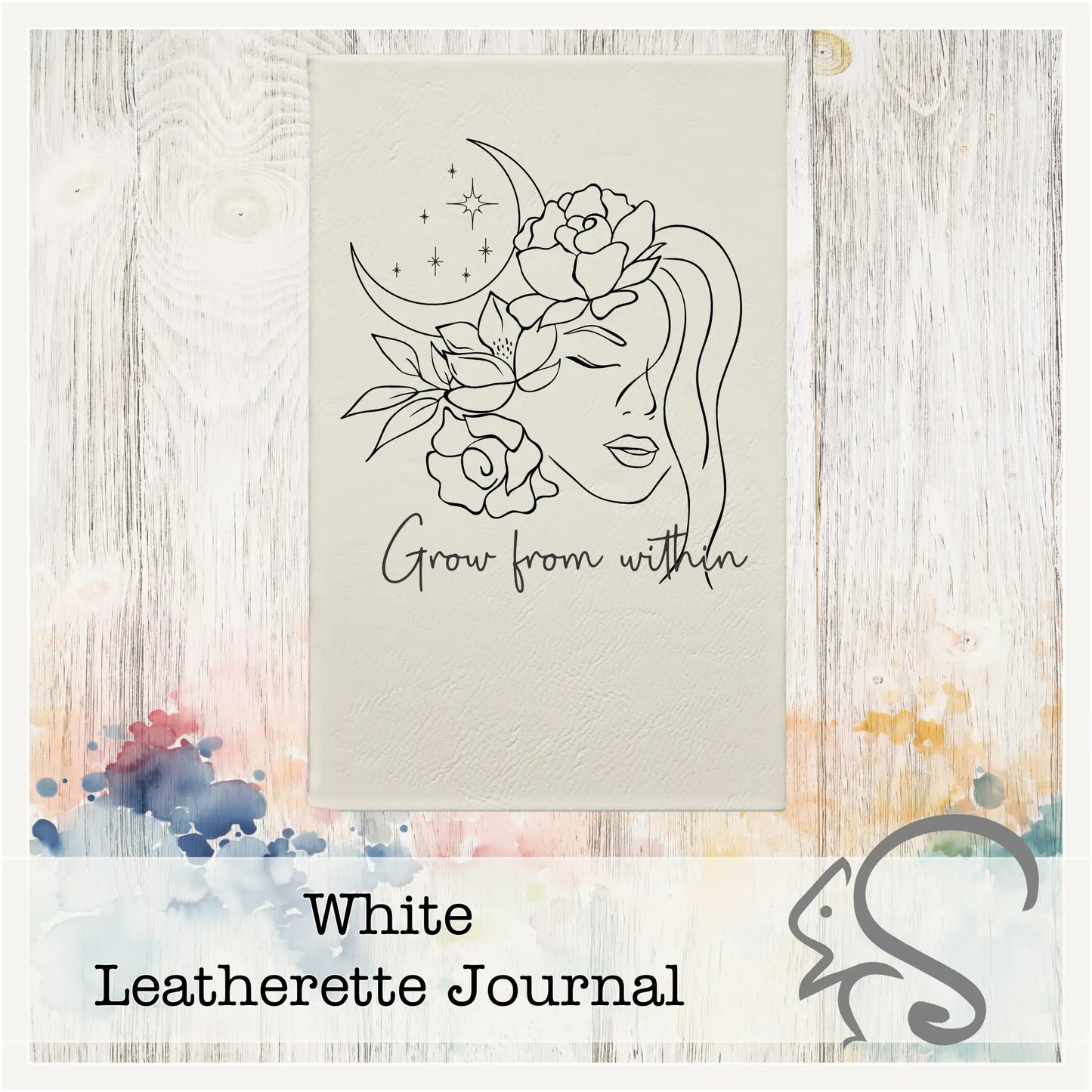 Leatherette Journal {Grow From Within}