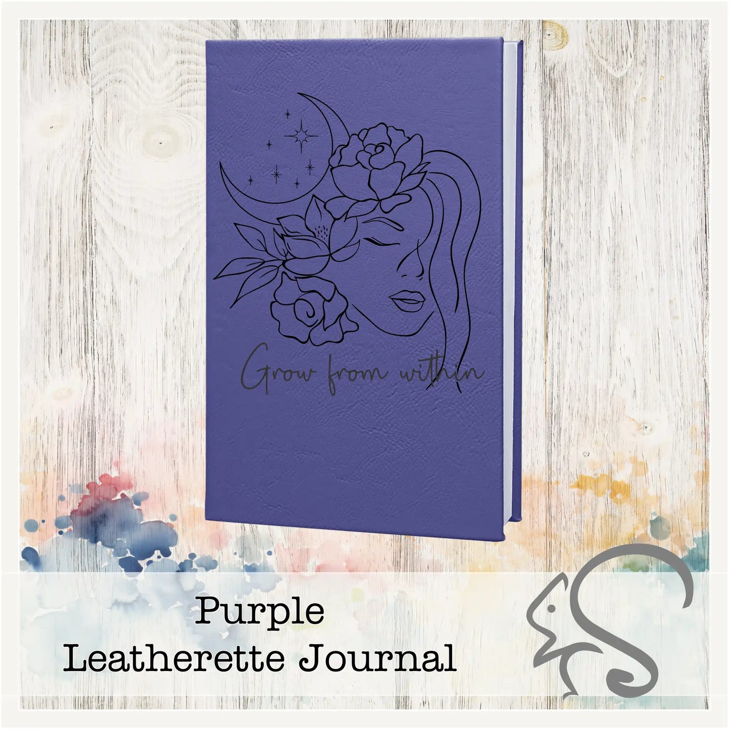 Leatherette Journal {Grow From Within}