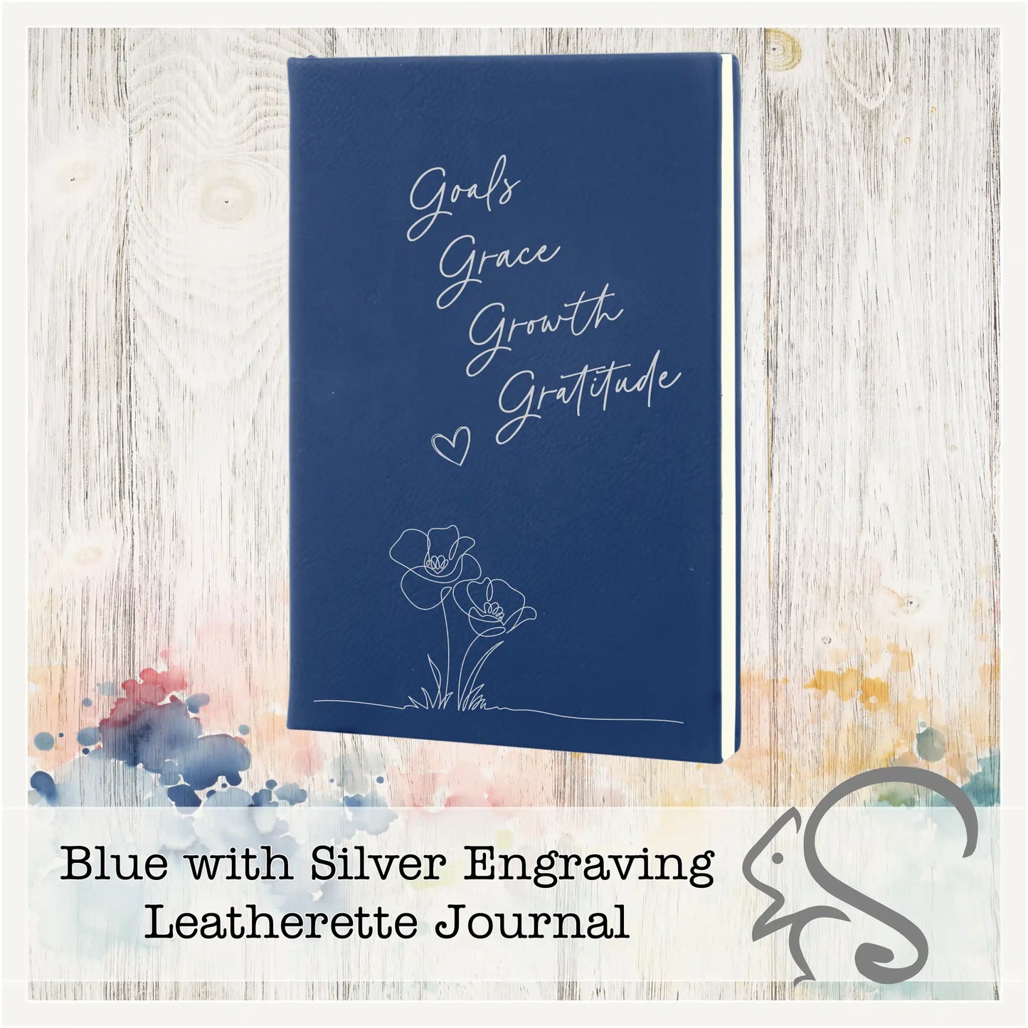 Leatherette Journal {Goals Grace Growth Gratitude}