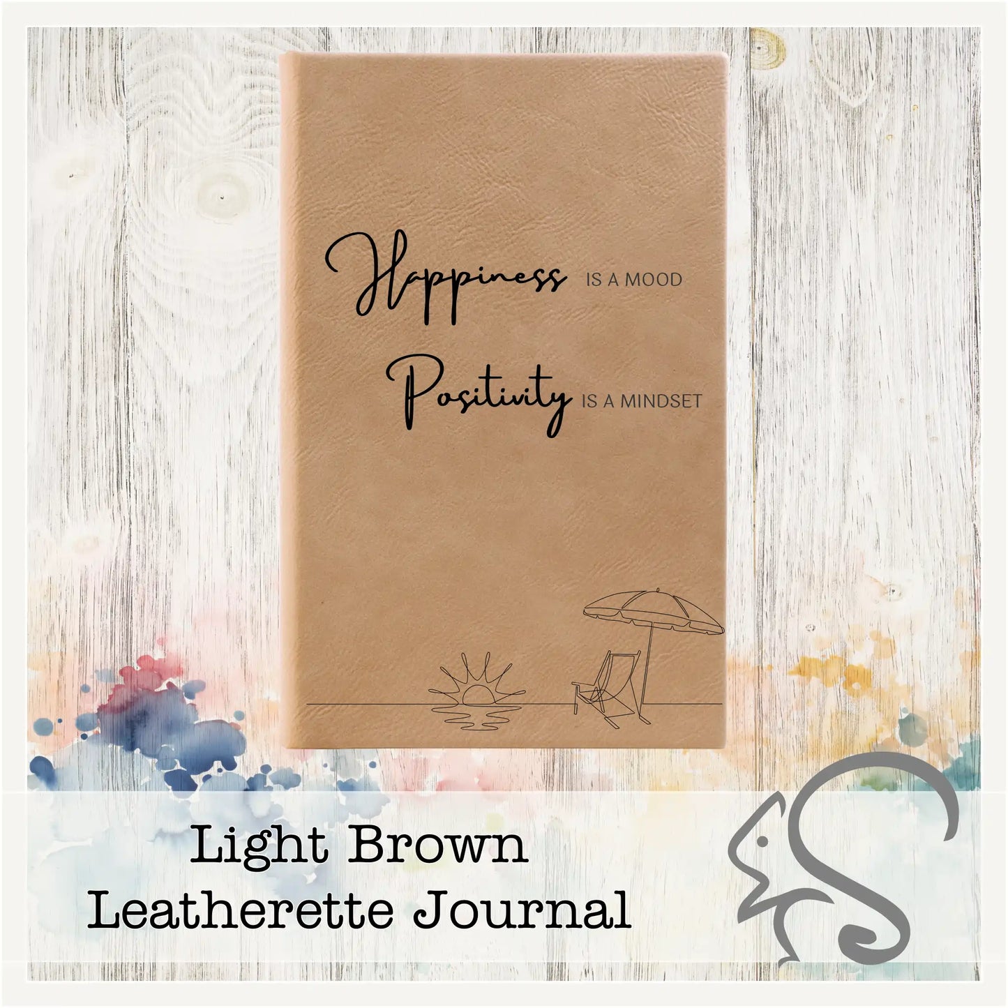 Leatherette Journal {Happiness is a Mood}