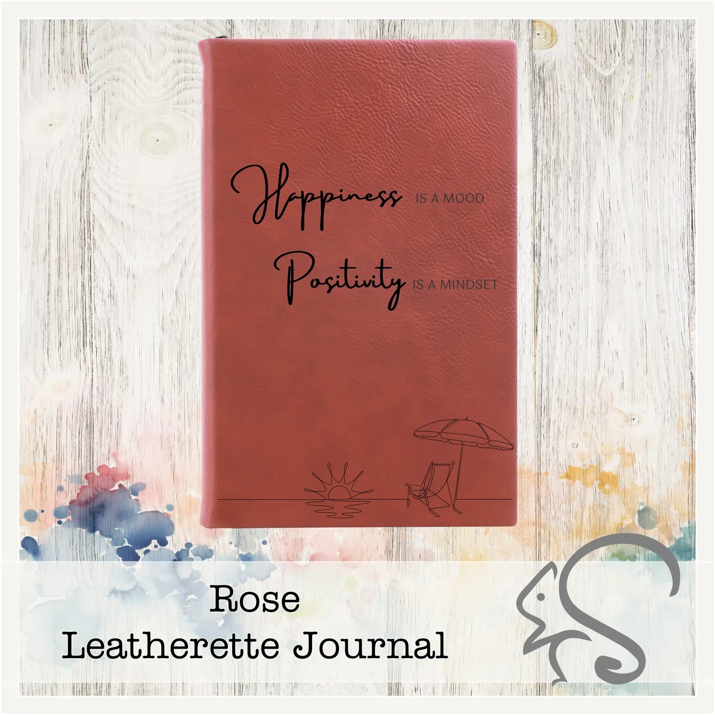 Leatherette Journal {Happiness is a Mood}