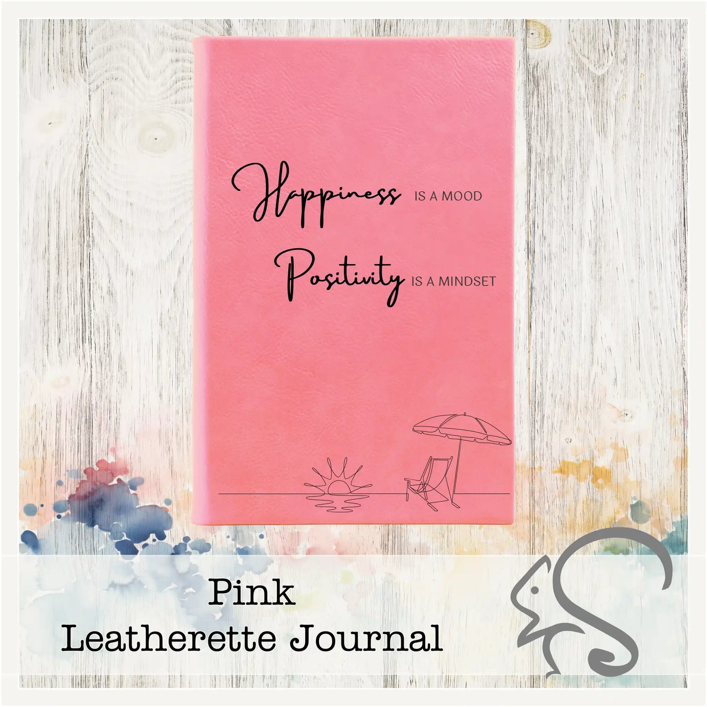 Leatherette Journal {Happiness is a Mood}