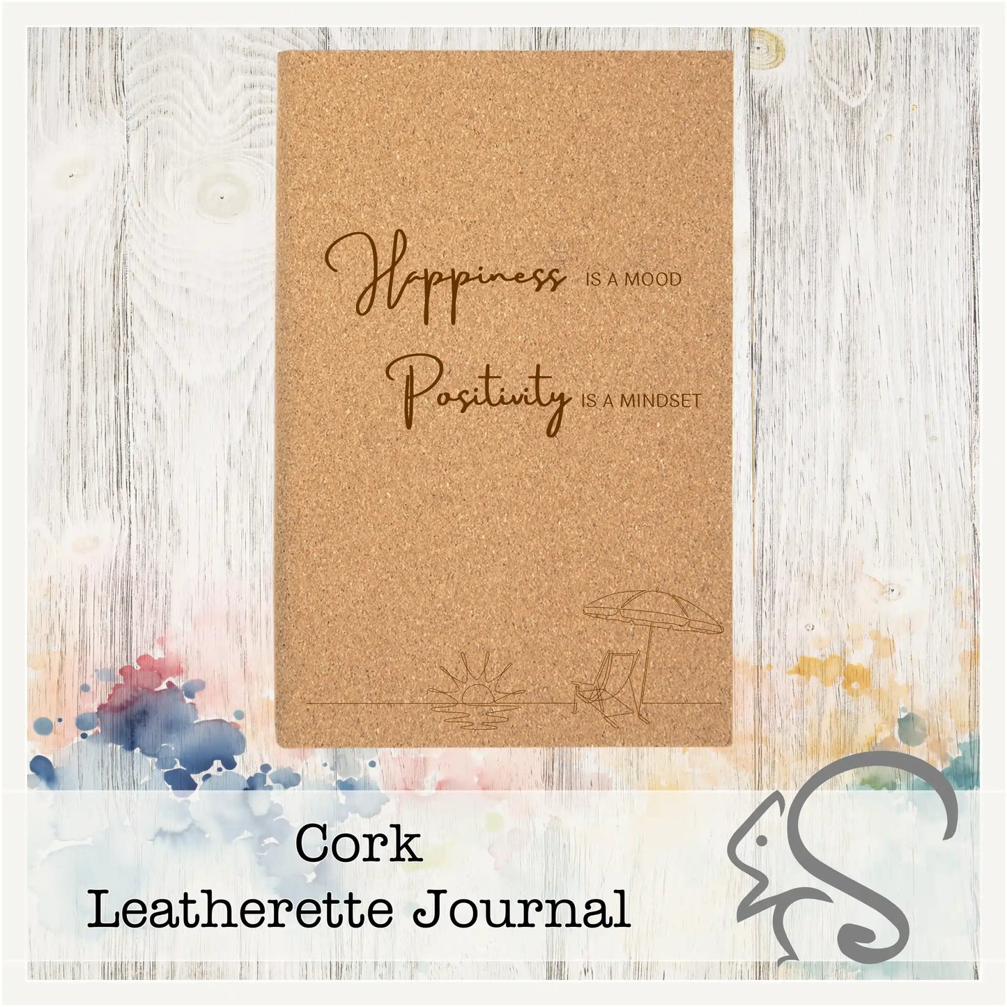 Leatherette Journal {Happiness is a Mood}