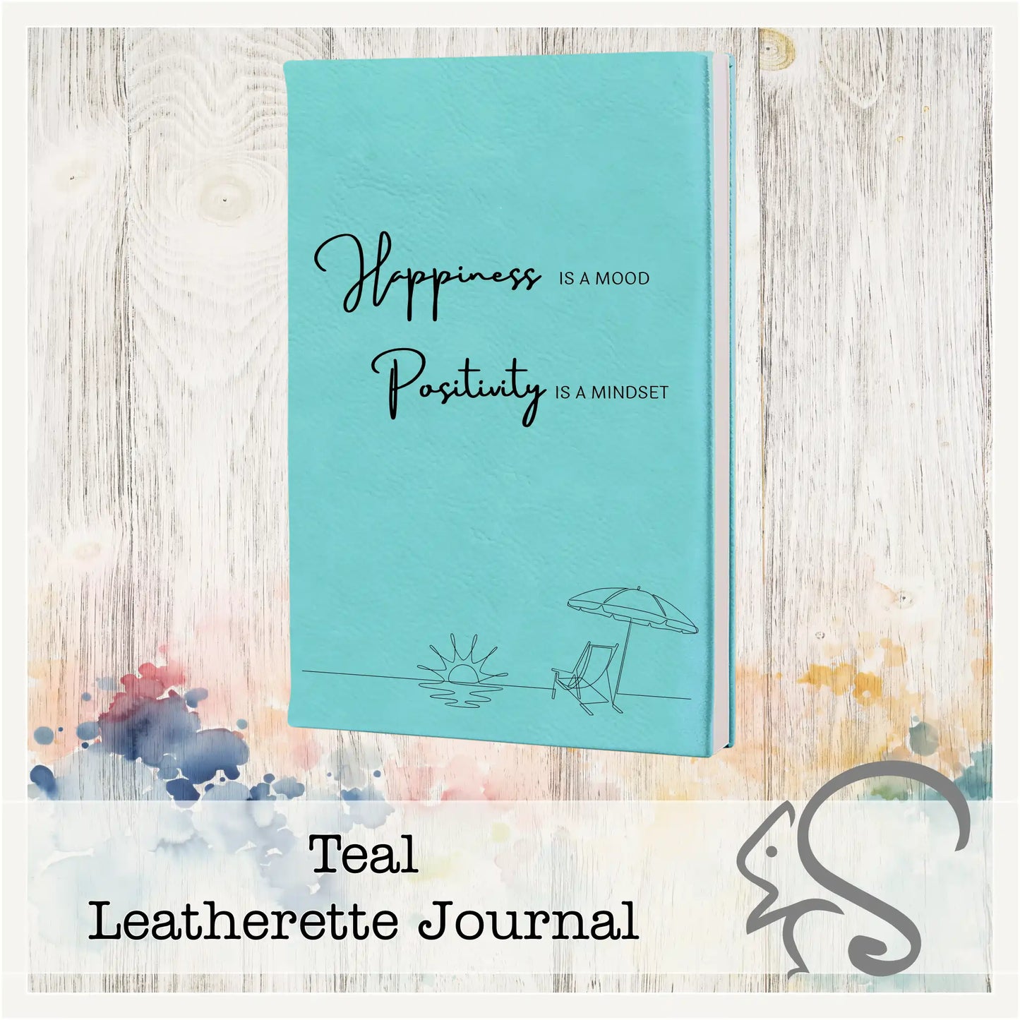 Leatherette Journal {Happiness is a Mood}