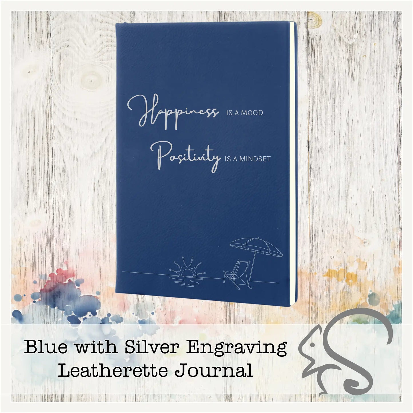 Leatherette Journal {Happiness is a Mood}