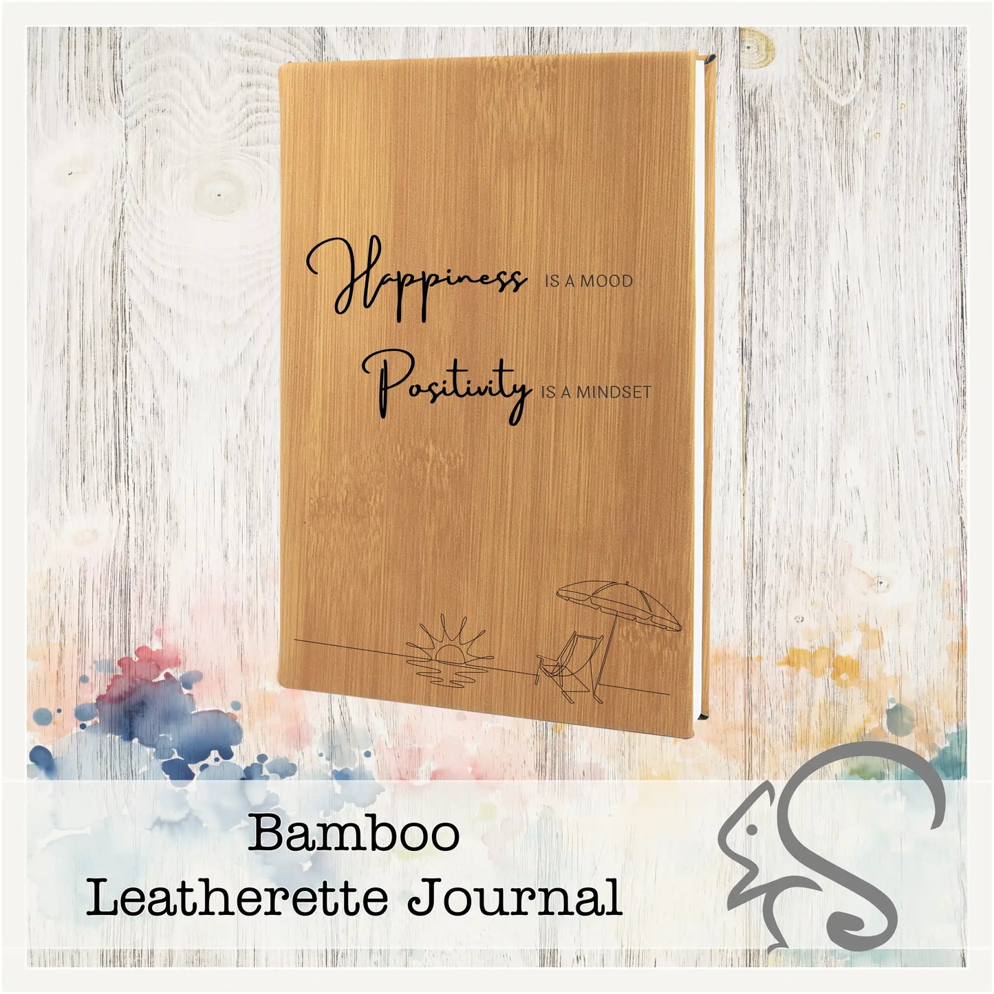 Leatherette Journal {Happiness is a Mood}
