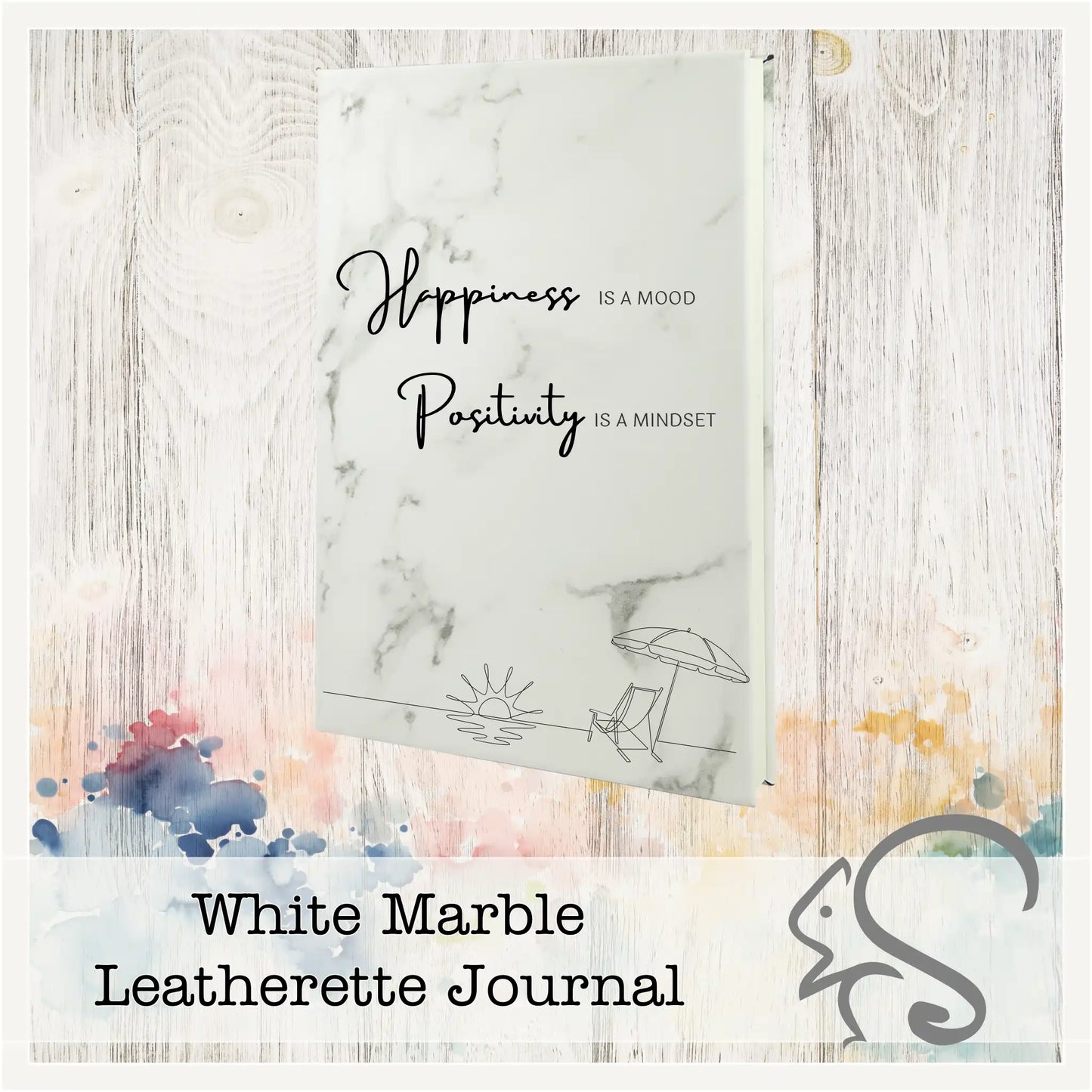 Leatherette Journal {Happiness is a Mood}