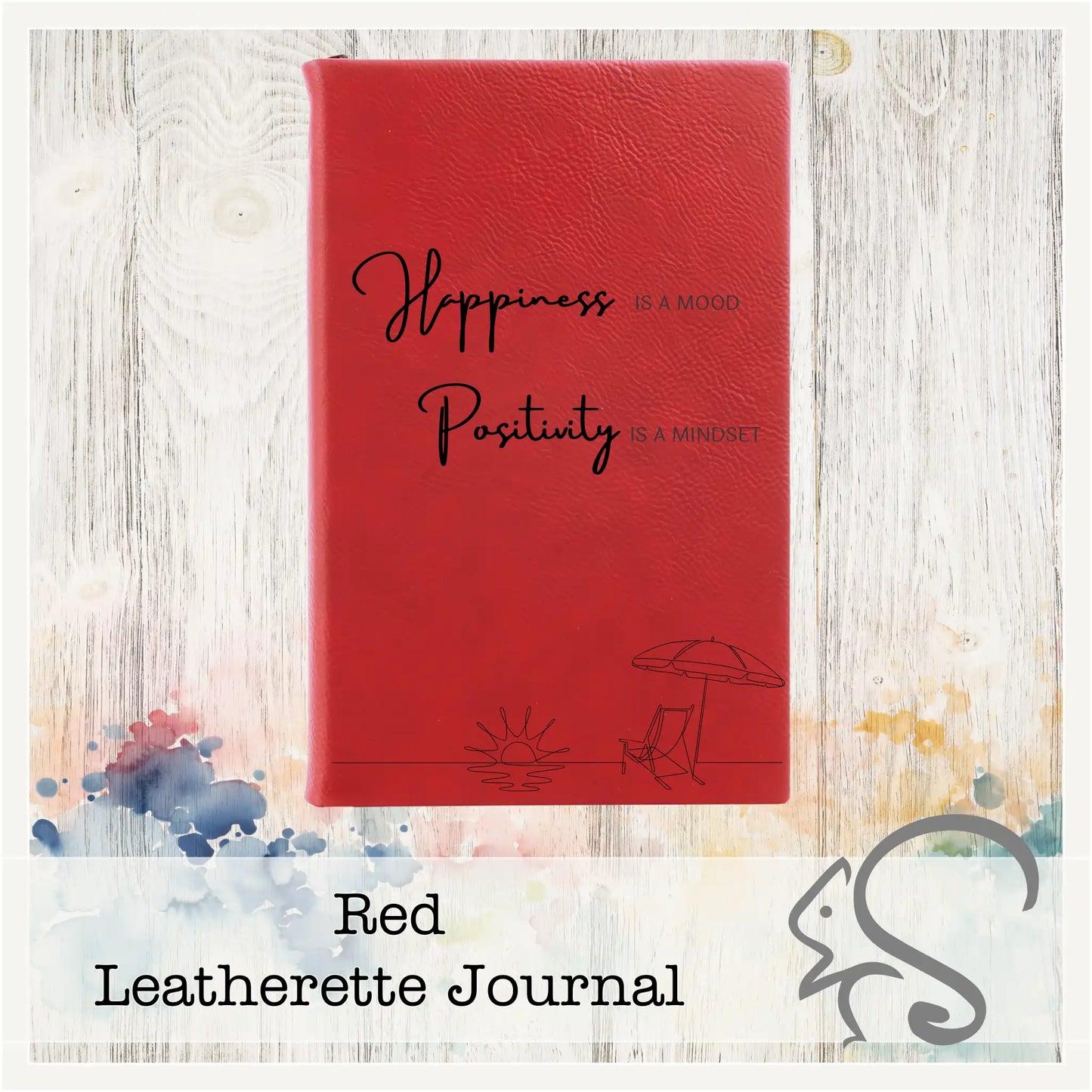 Leatherette Journal {Happiness is a Mood}