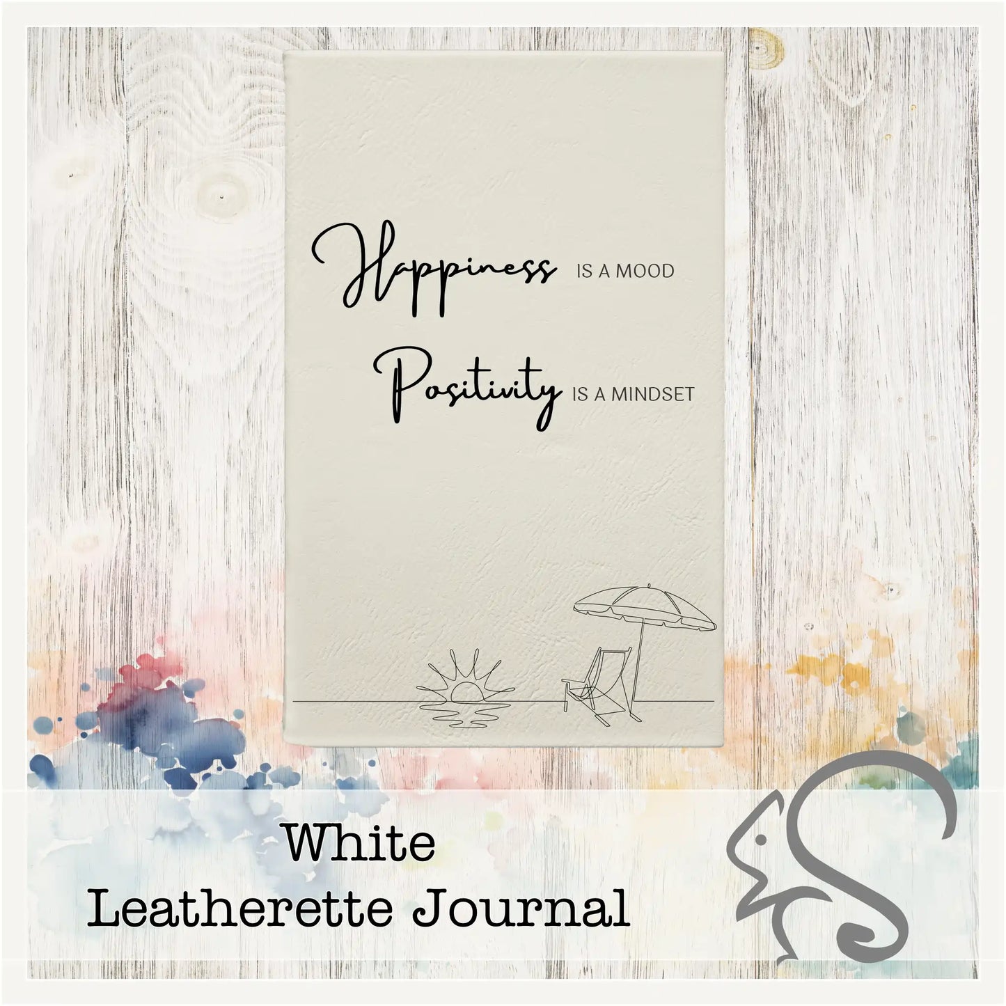 Leatherette Journal {Happiness is a Mood}