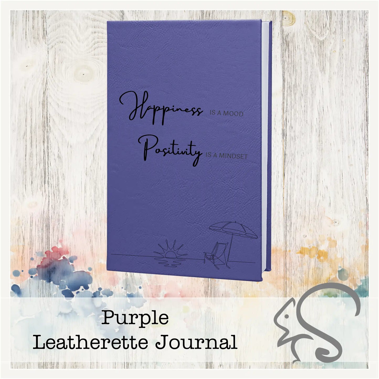Leatherette Journal {Happiness is a Mood}