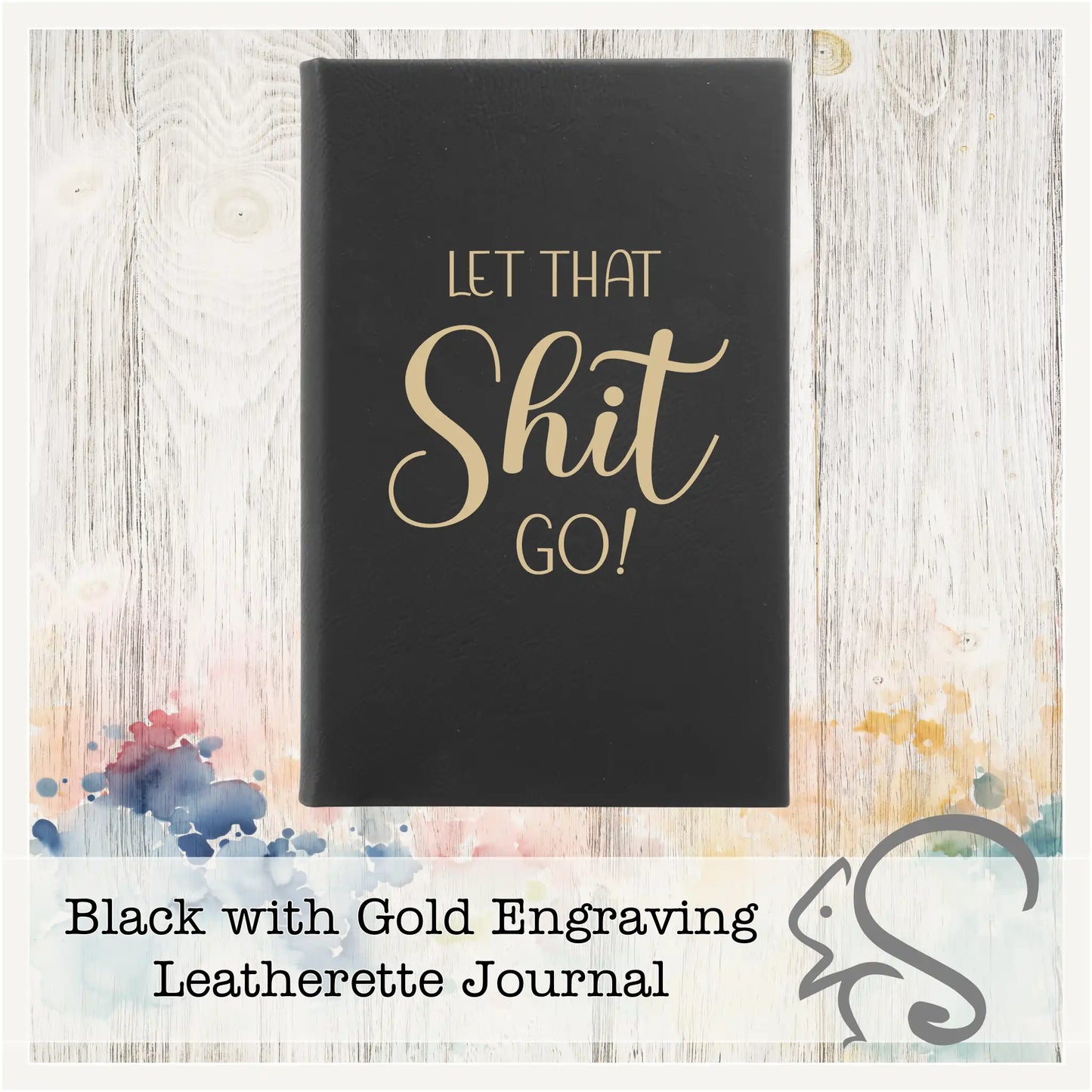 Leatherette Journal {Let That Shit Go}