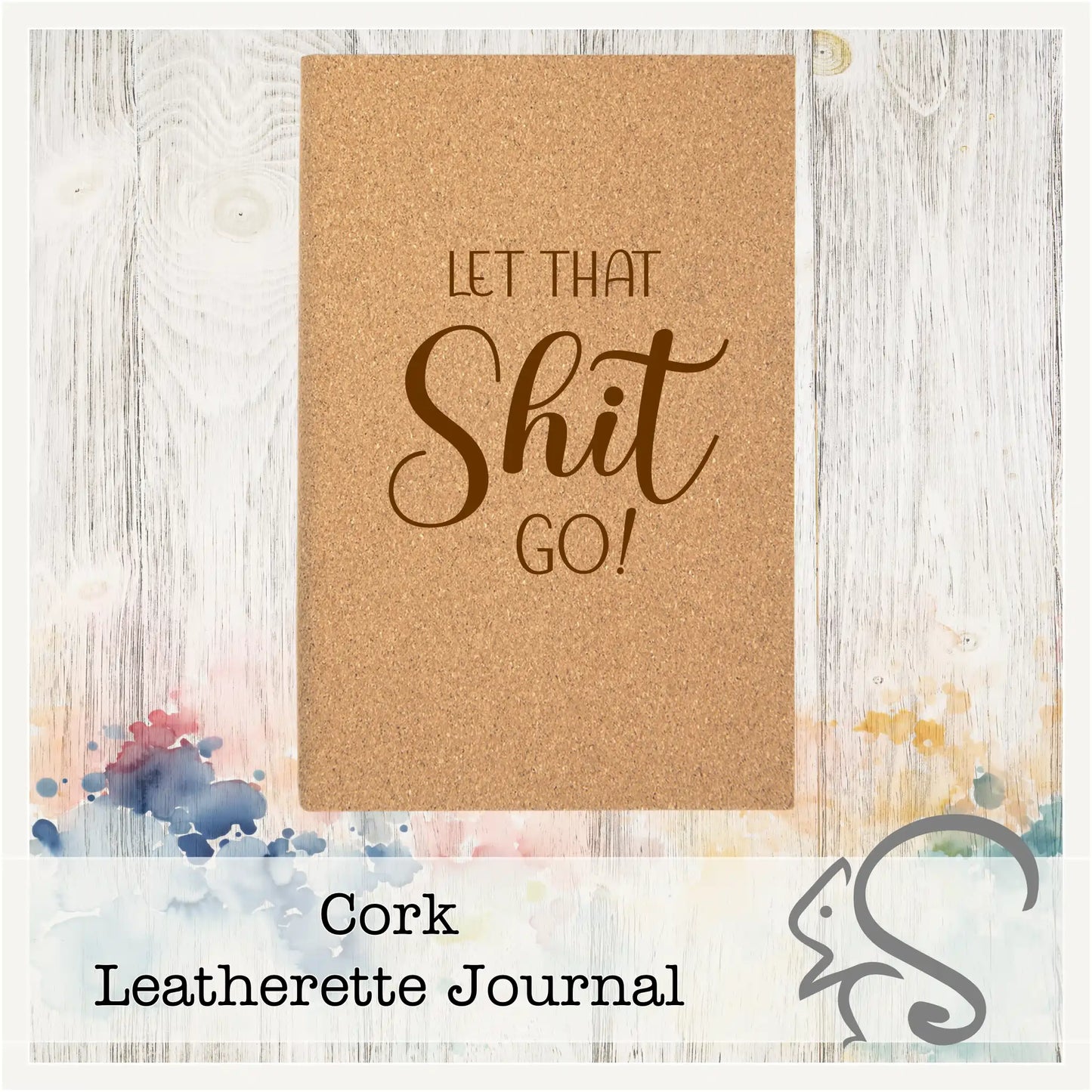 Leatherette Journal {Let That Shit Go}
