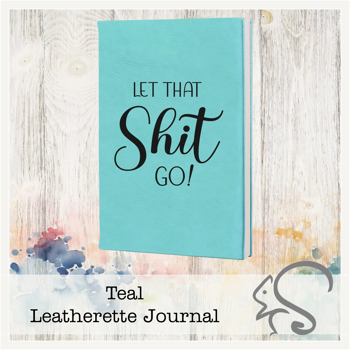 Leatherette Journal {Let That Shit Go}