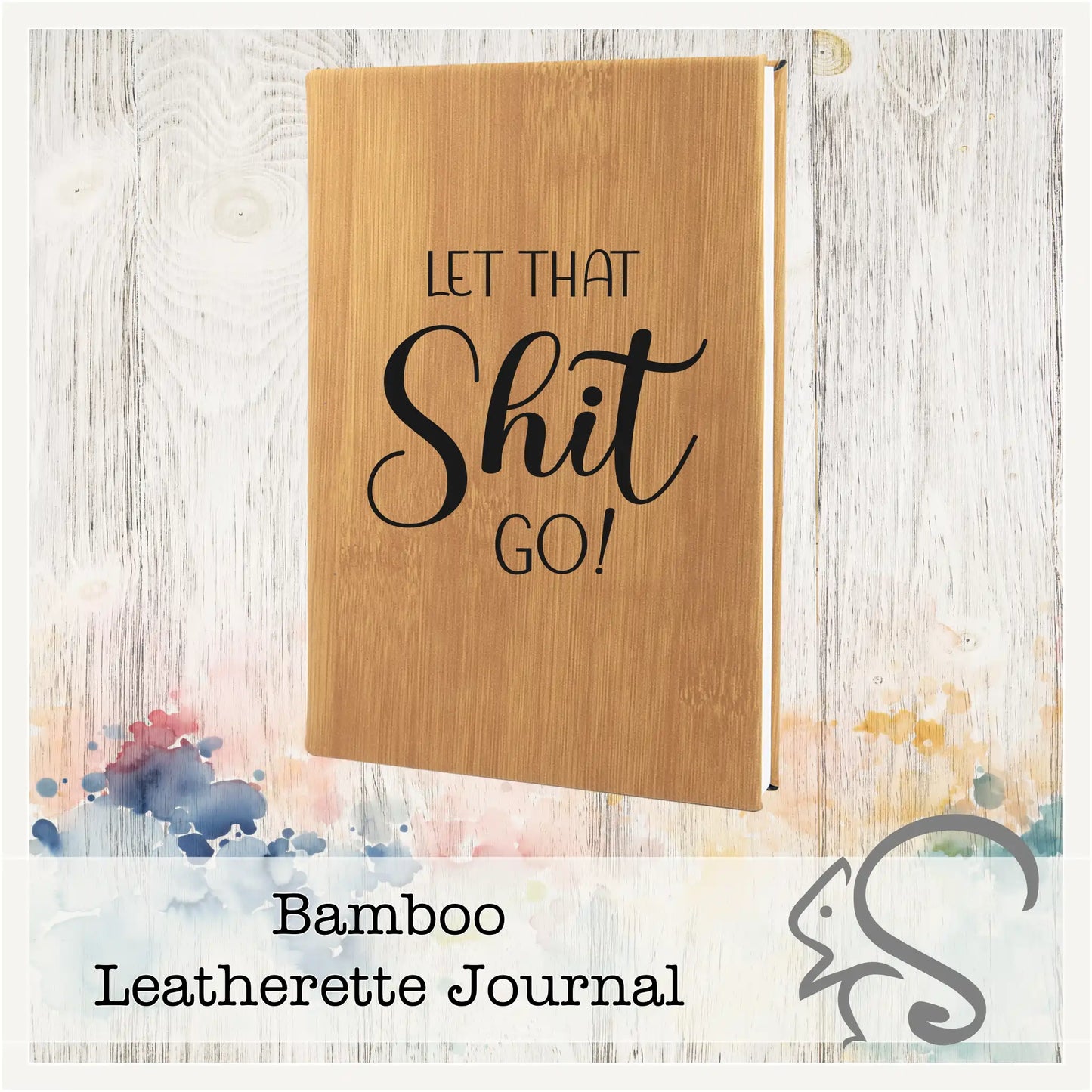 Leatherette Journal {Let That Shit Go}