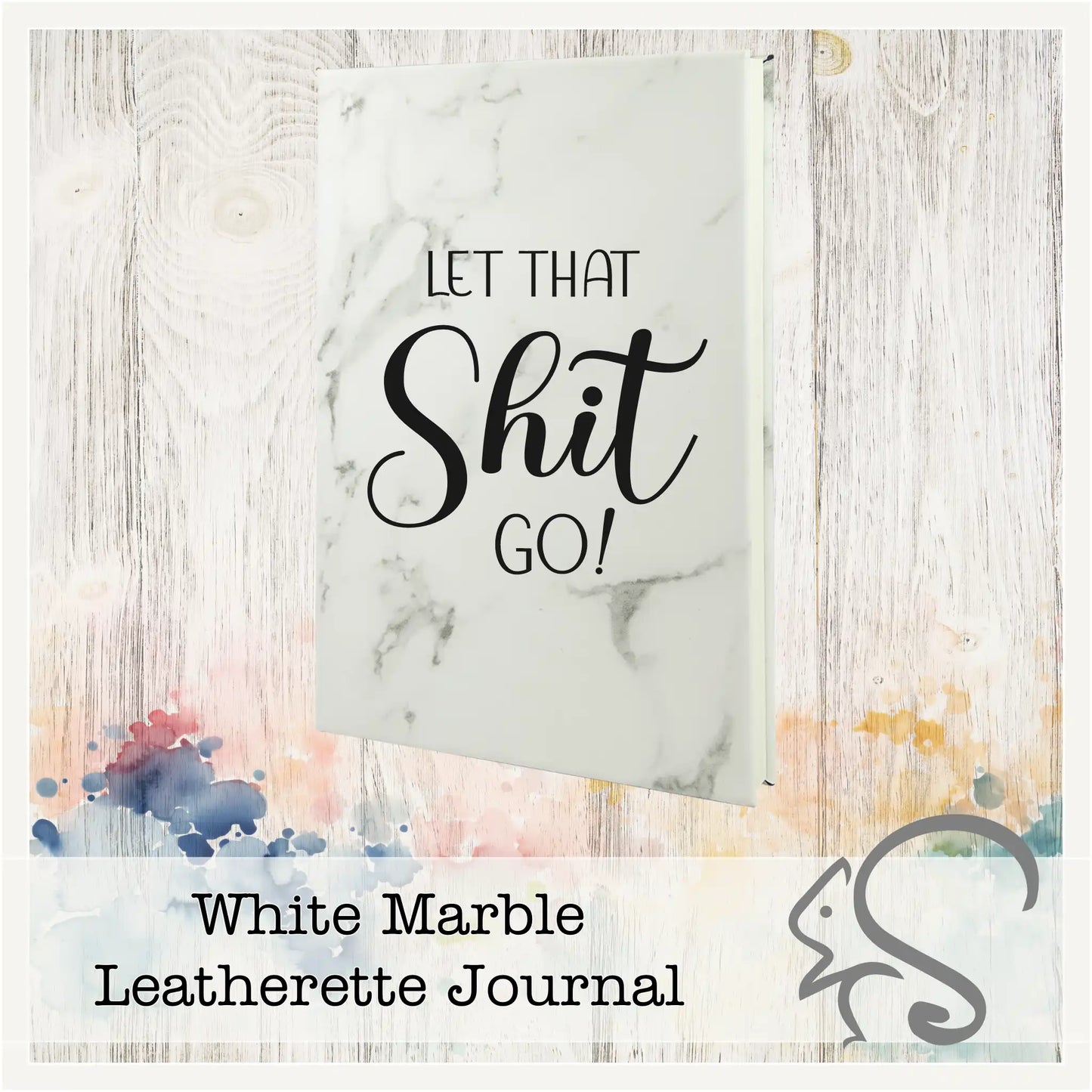 Leatherette Journal {Let That Shit Go}