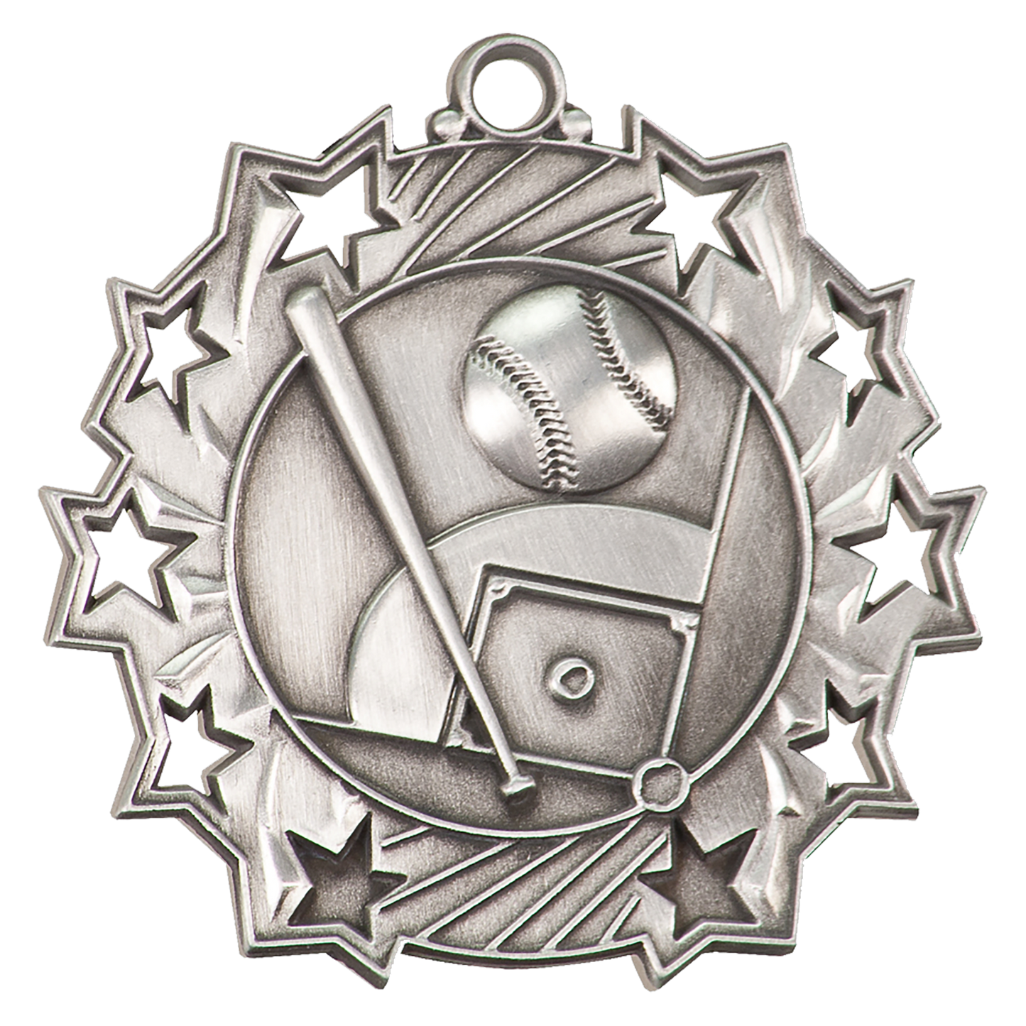 2 1/4" Ten Star Medal