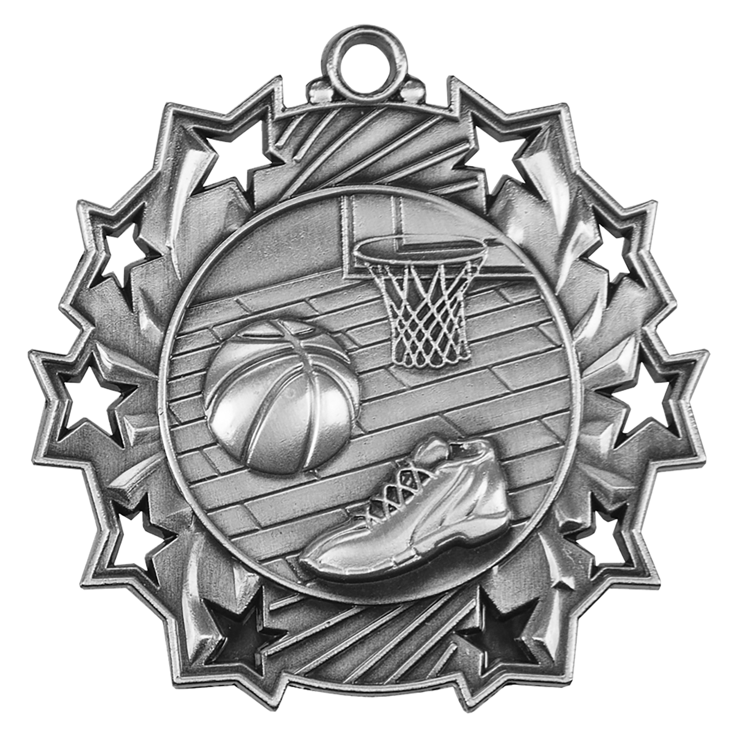 2 1/4" Ten Star Medal