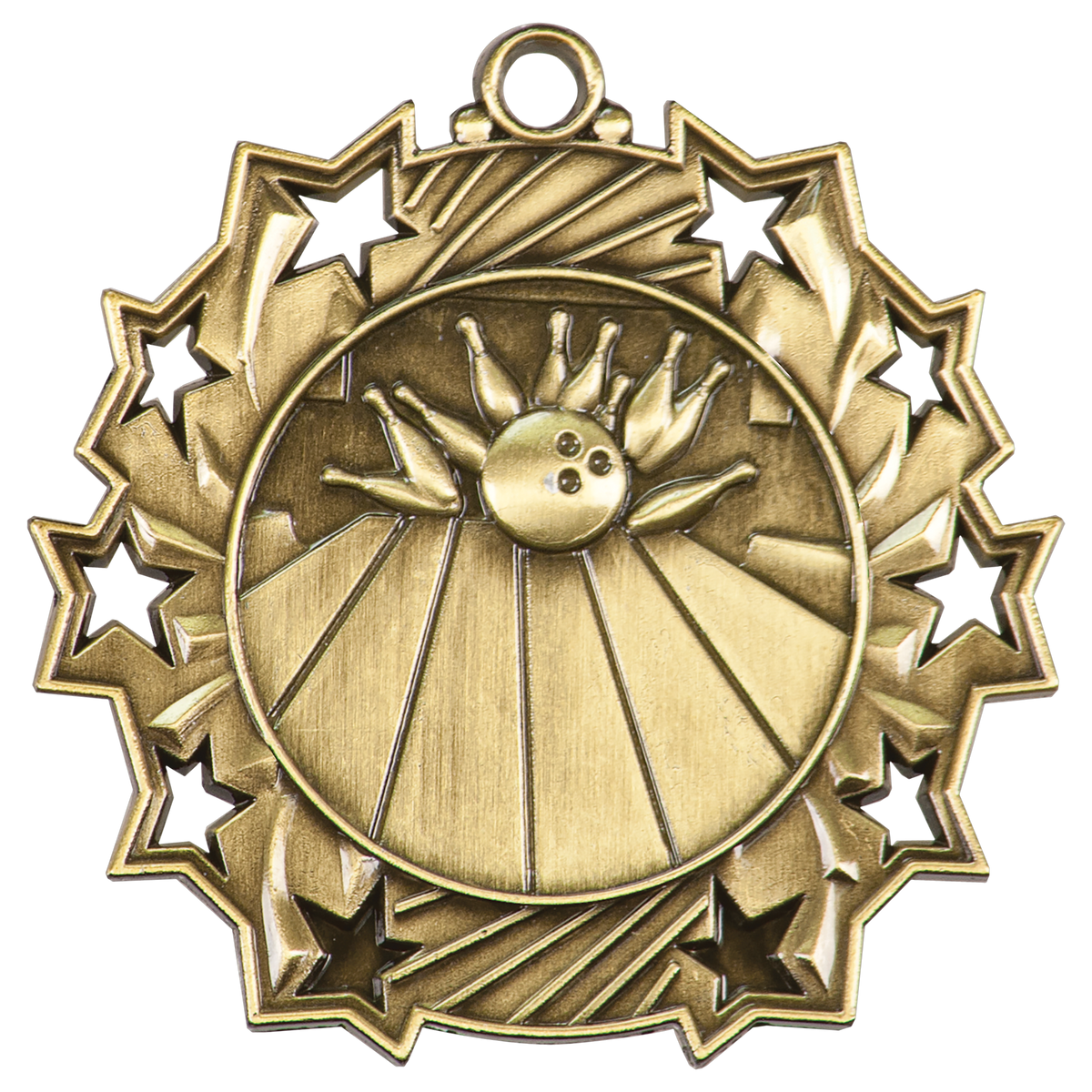 2 1/4" Ten Star Medal