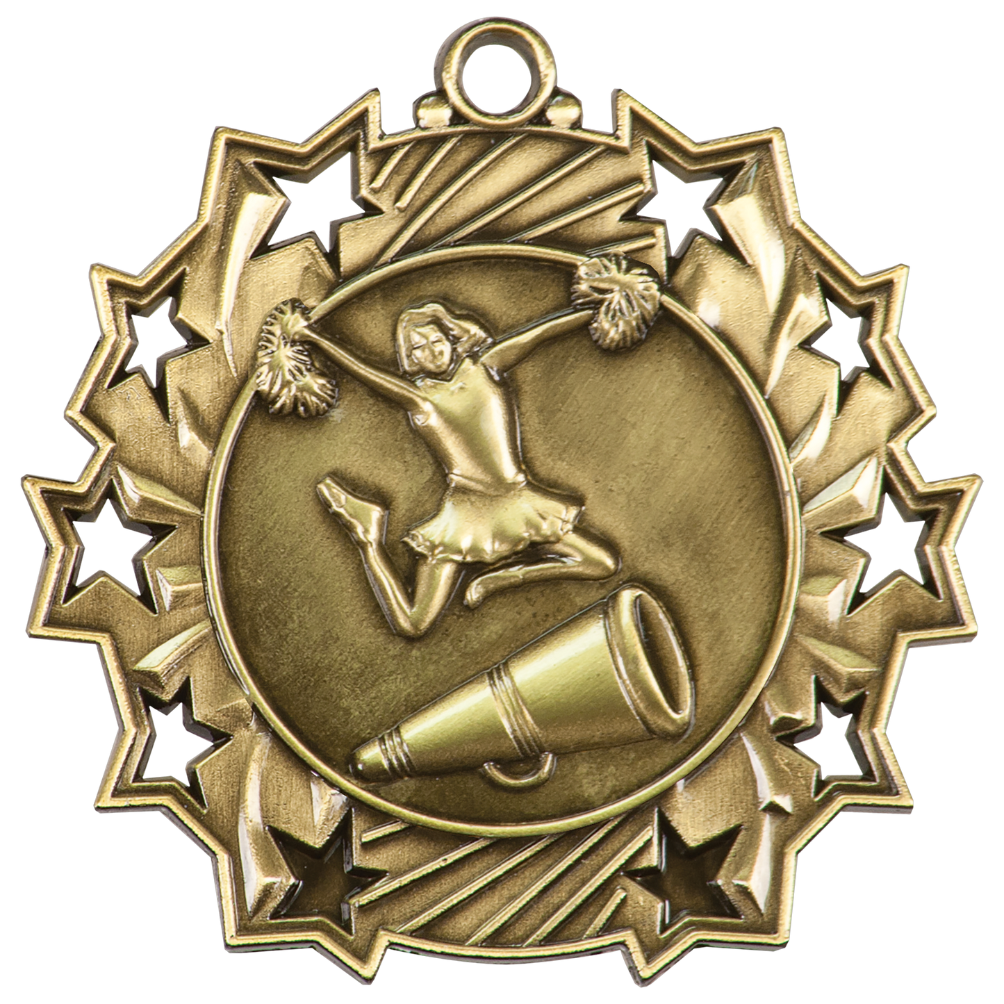 2 1/4" Ten Star Medal