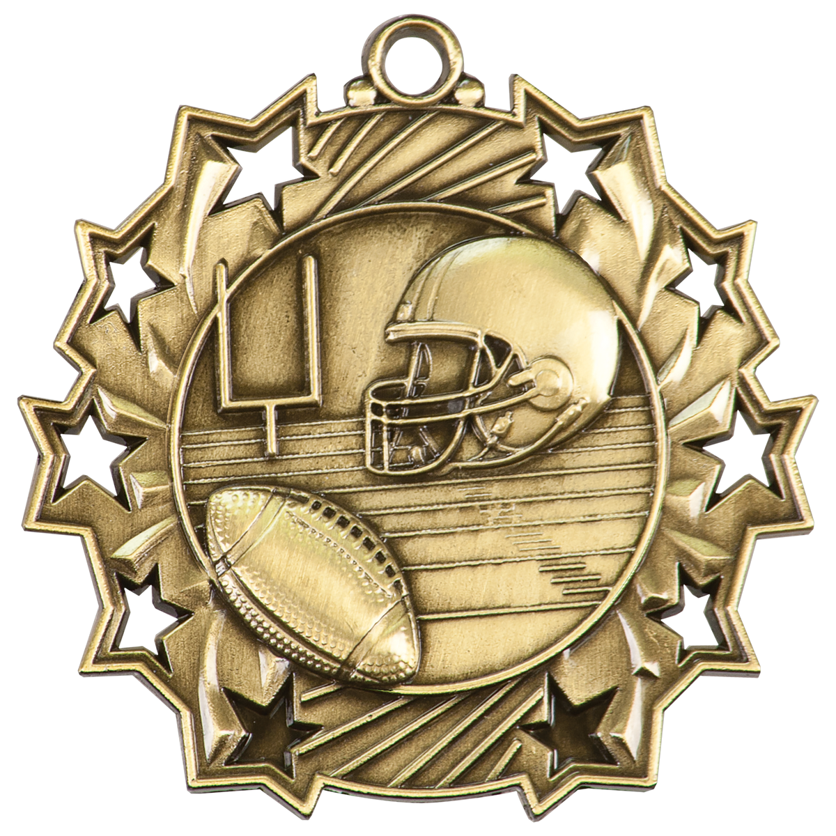 2 1/4" Ten Star Medal