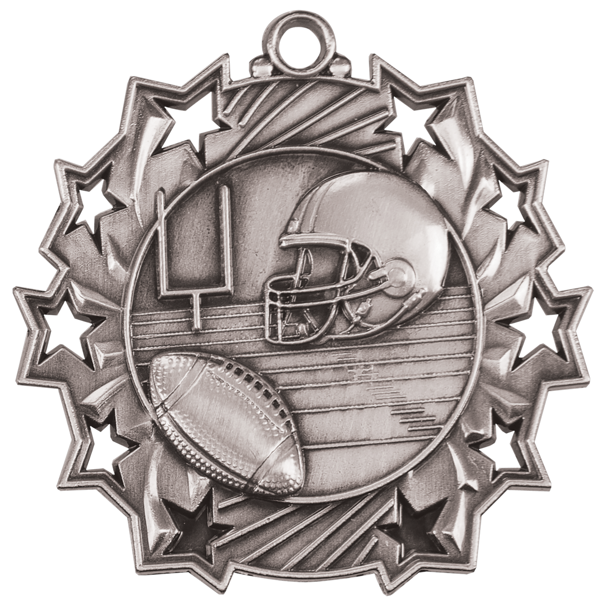 2 1/4" Ten Star Medal