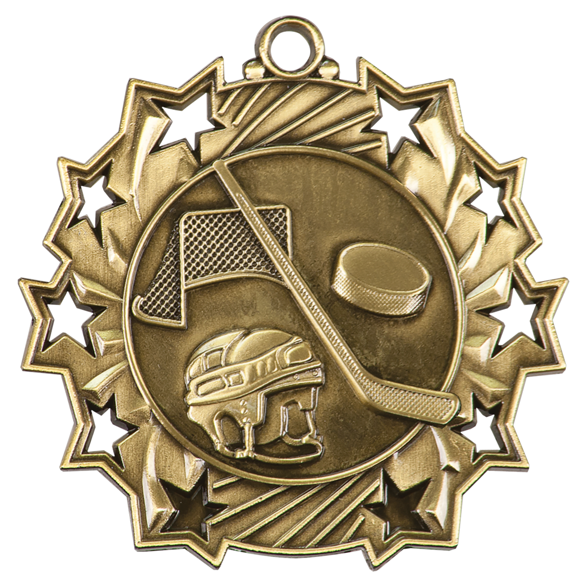 2 1/4" Ten Star Medal
