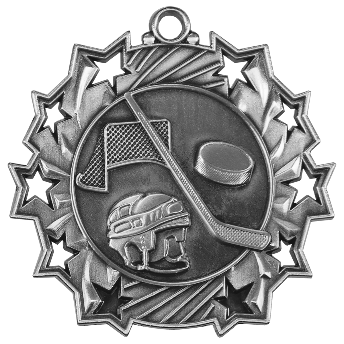 2 1/4" Ten Star Medal