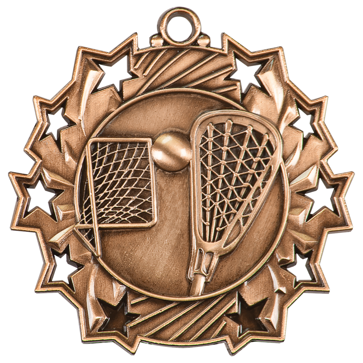 2 1/4" Ten Star Medal