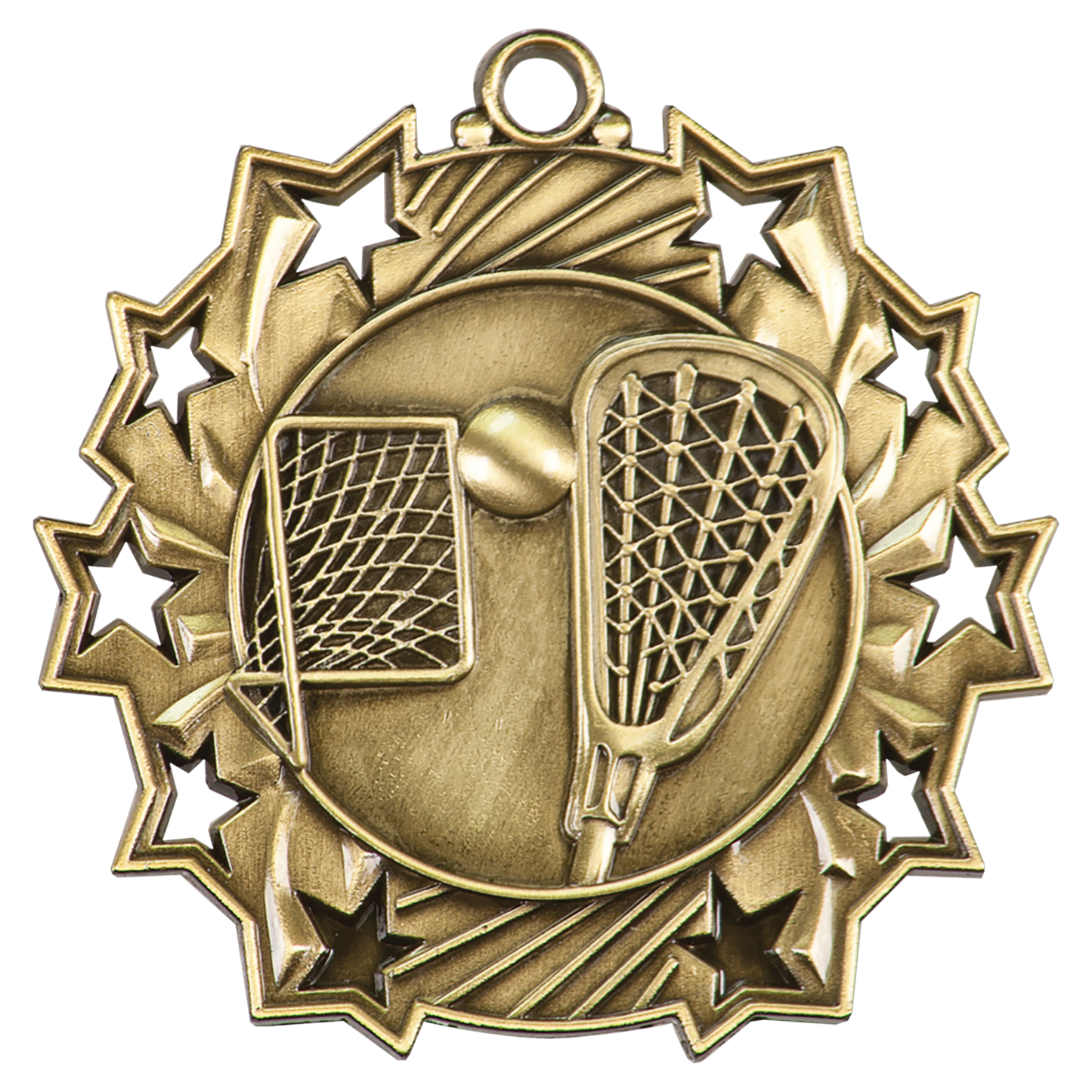 2 1/4" Ten Star Medal