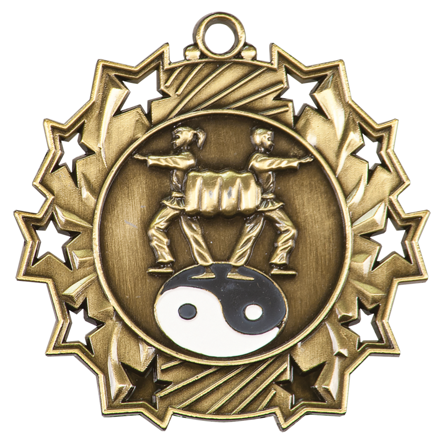 2 1/4" Ten Star Medal