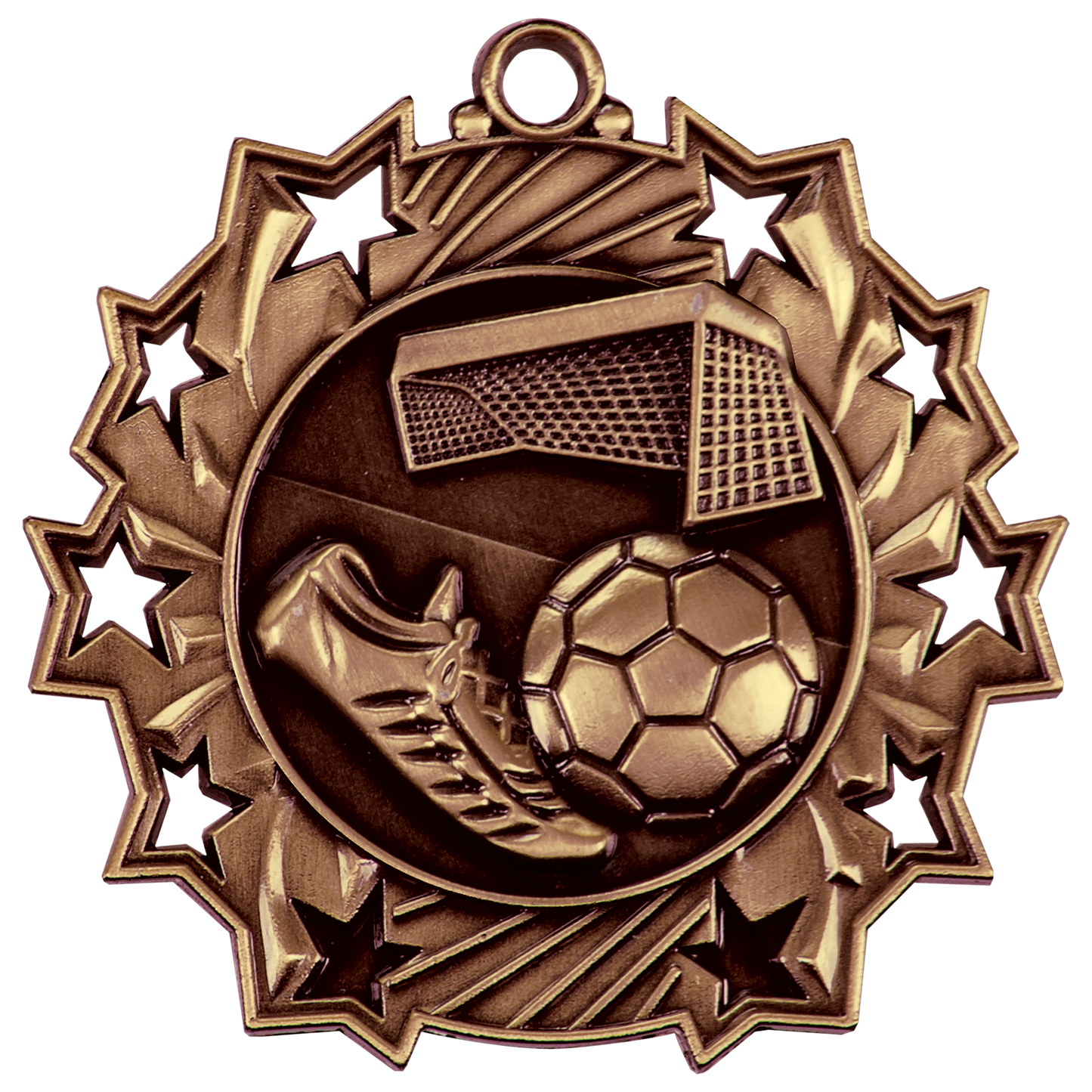 2 1/4" Ten Star Medal