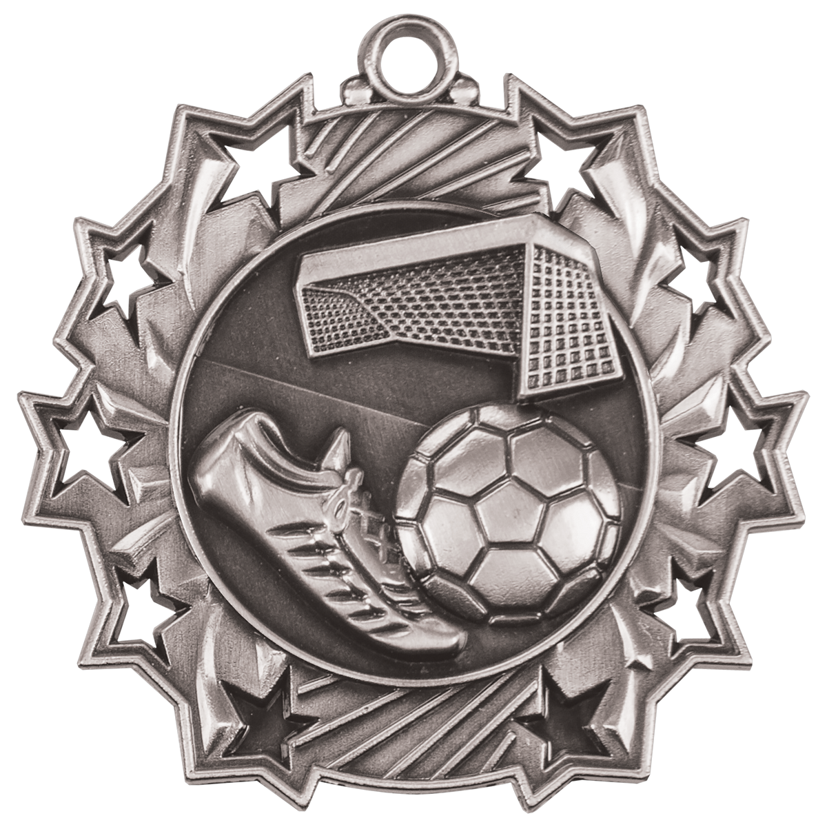 2 1/4" Ten Star Medal