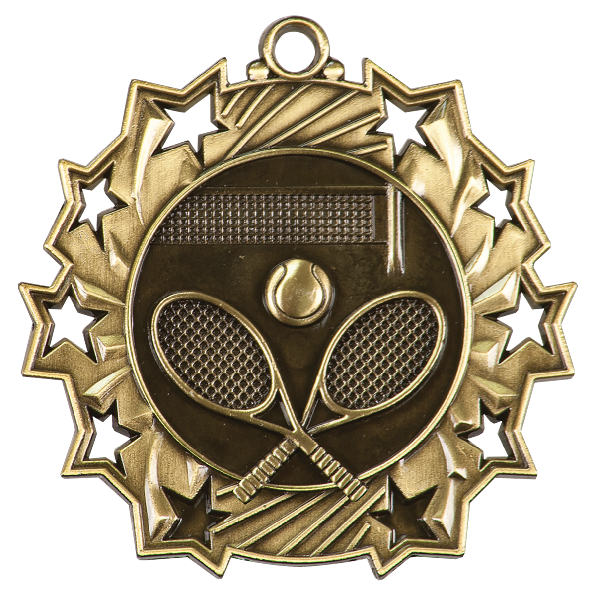 2 1/4" Ten Star Medal
