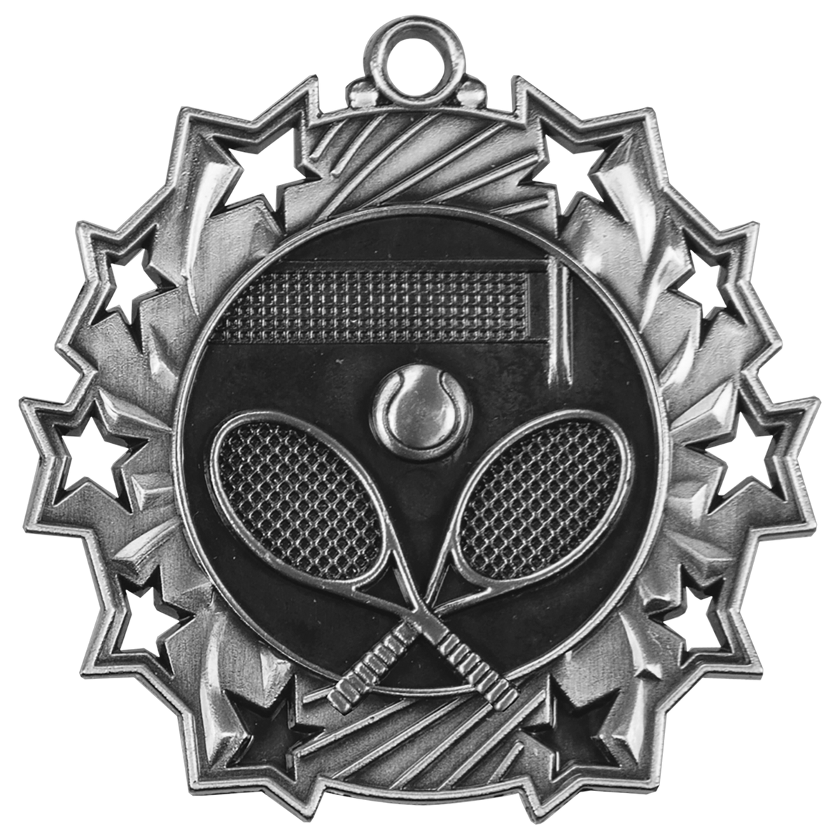 2 1/4" Ten Star Medal