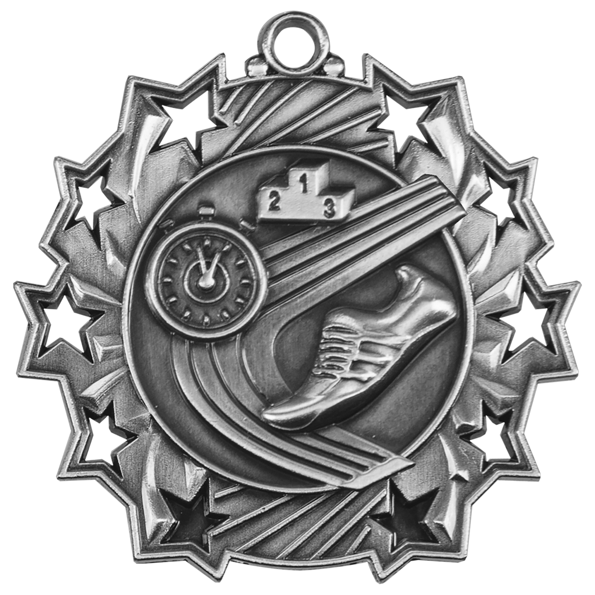 2 1/4" Ten Star Medal