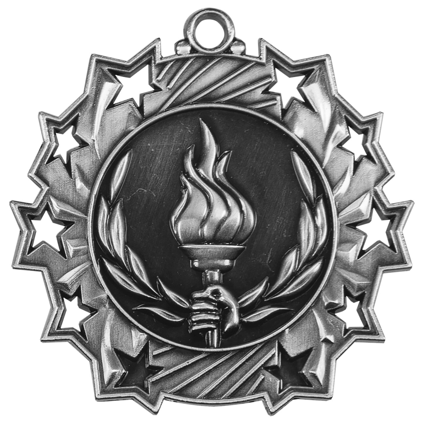 2 1/4" Ten Star Medal