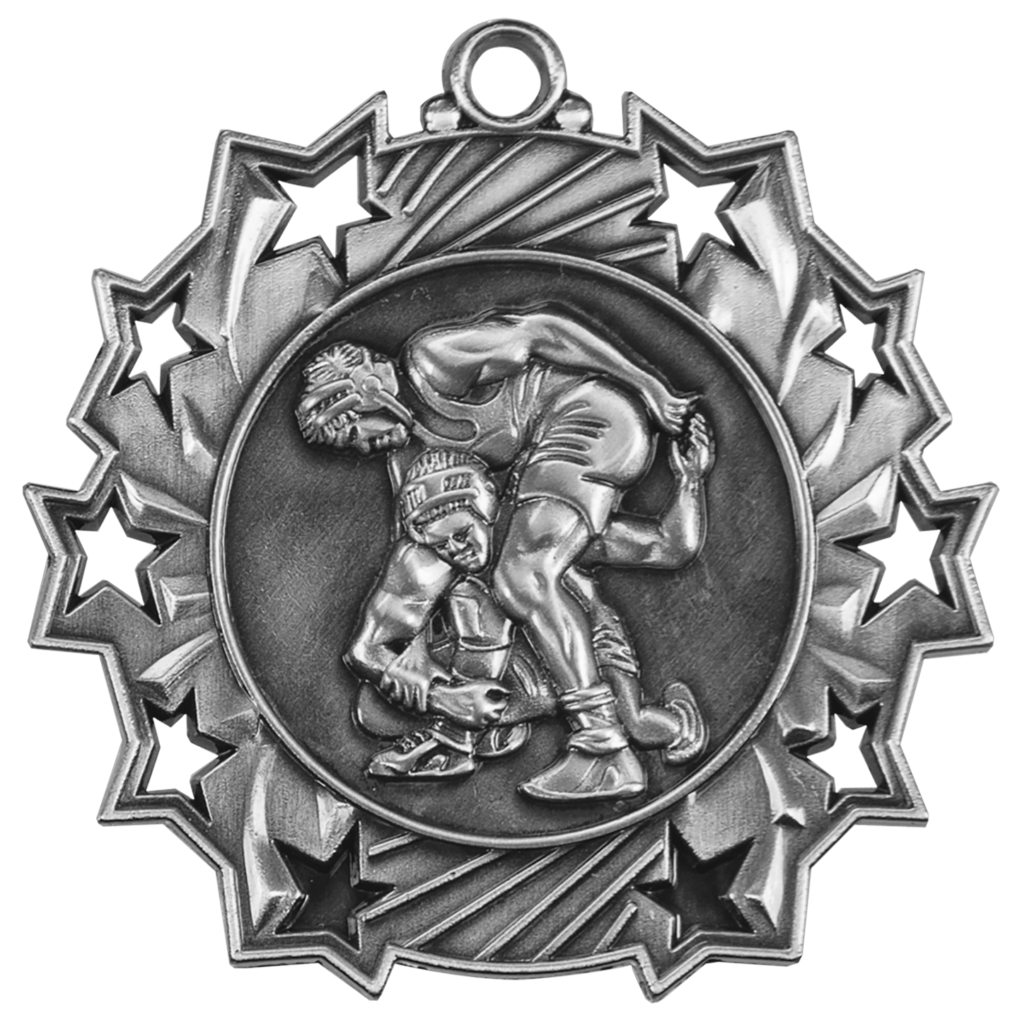 2 1/4" Ten Star Medal