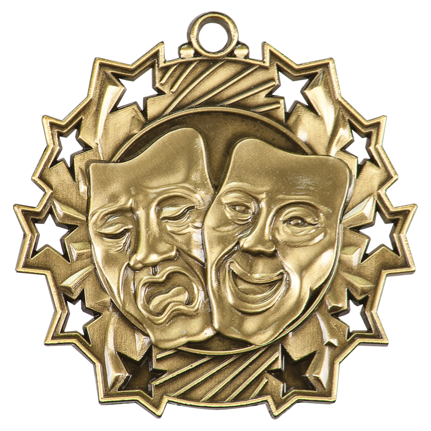 2 1/4" Ten Star Medal