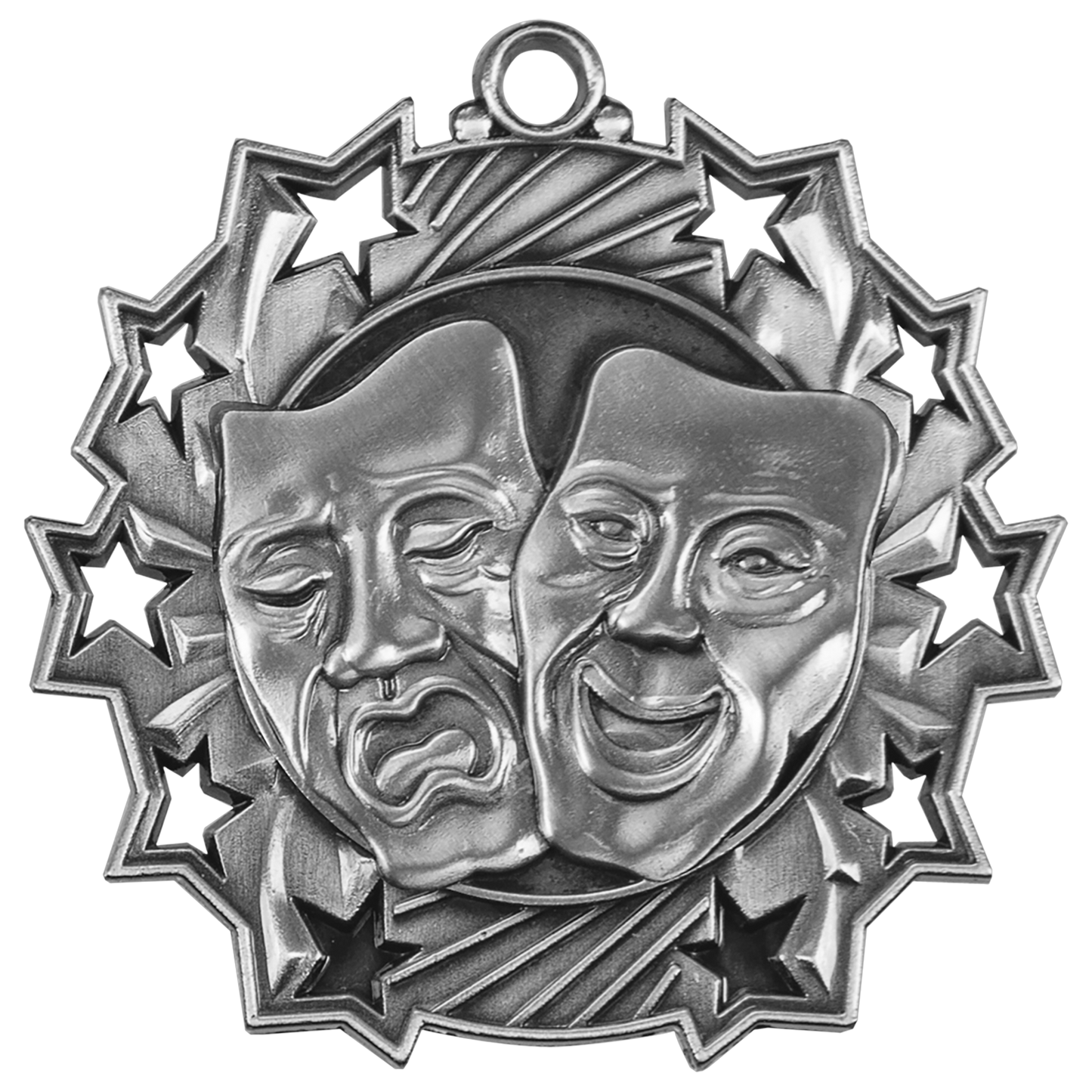 2 1/4" Ten Star Medal