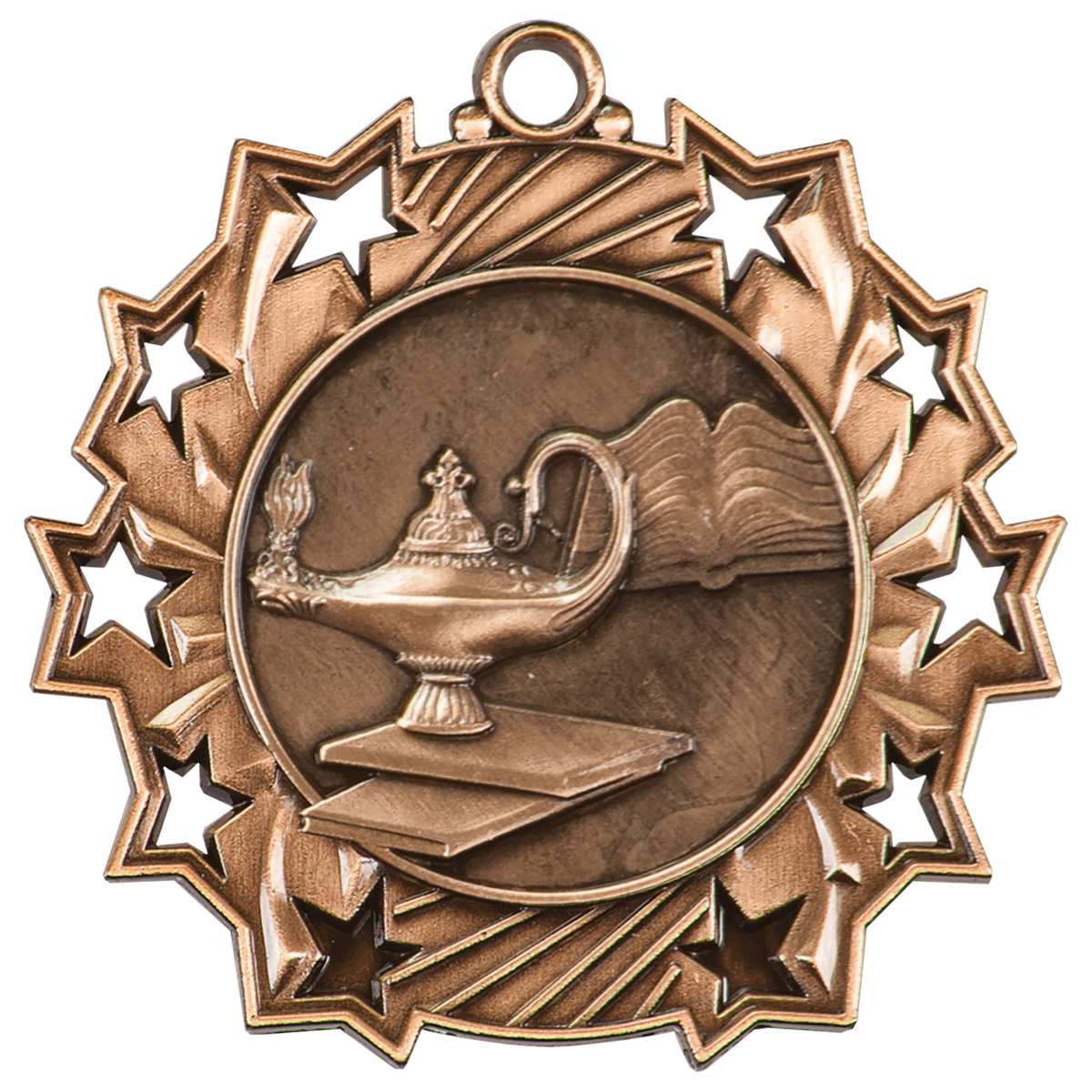 2 1/4" Ten Star Medal