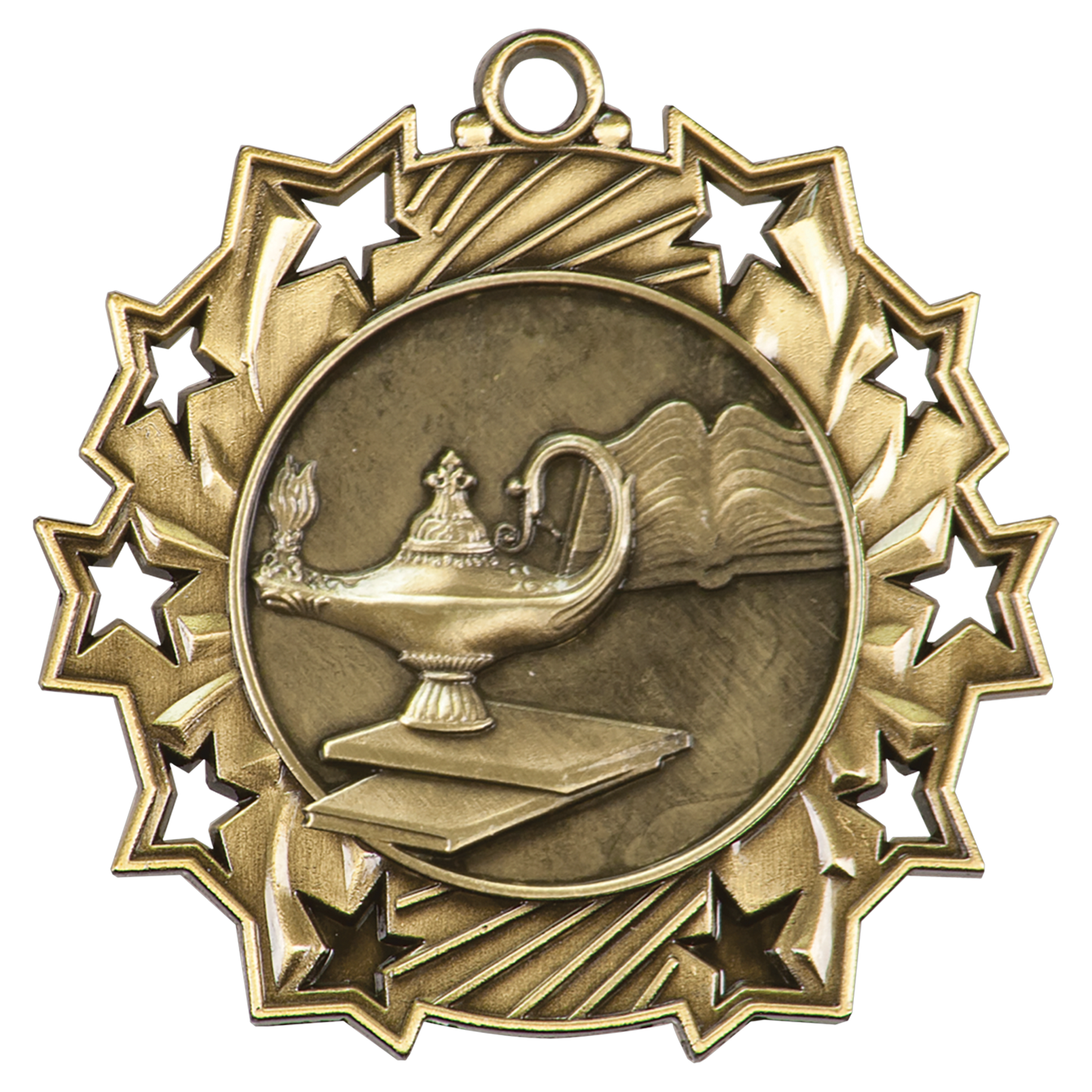 2 1/4" Ten Star Medal