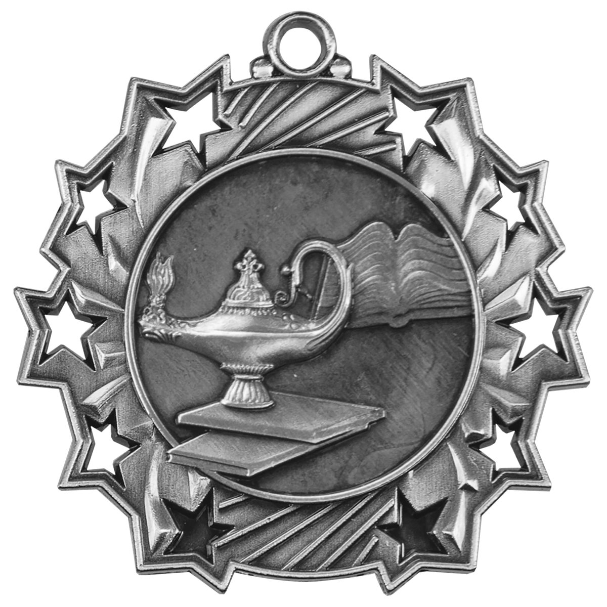 2 1/4" Ten Star Medal