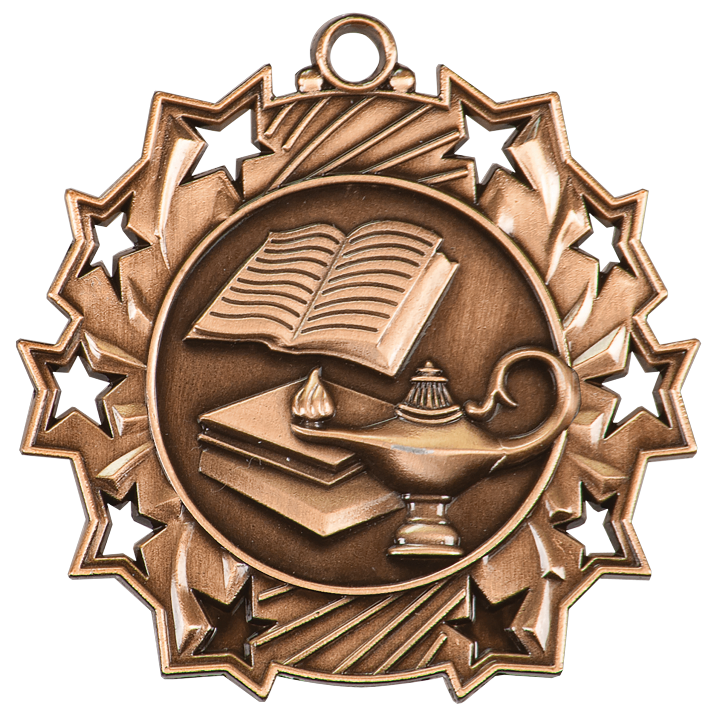 2 1/4" Ten Star Medal