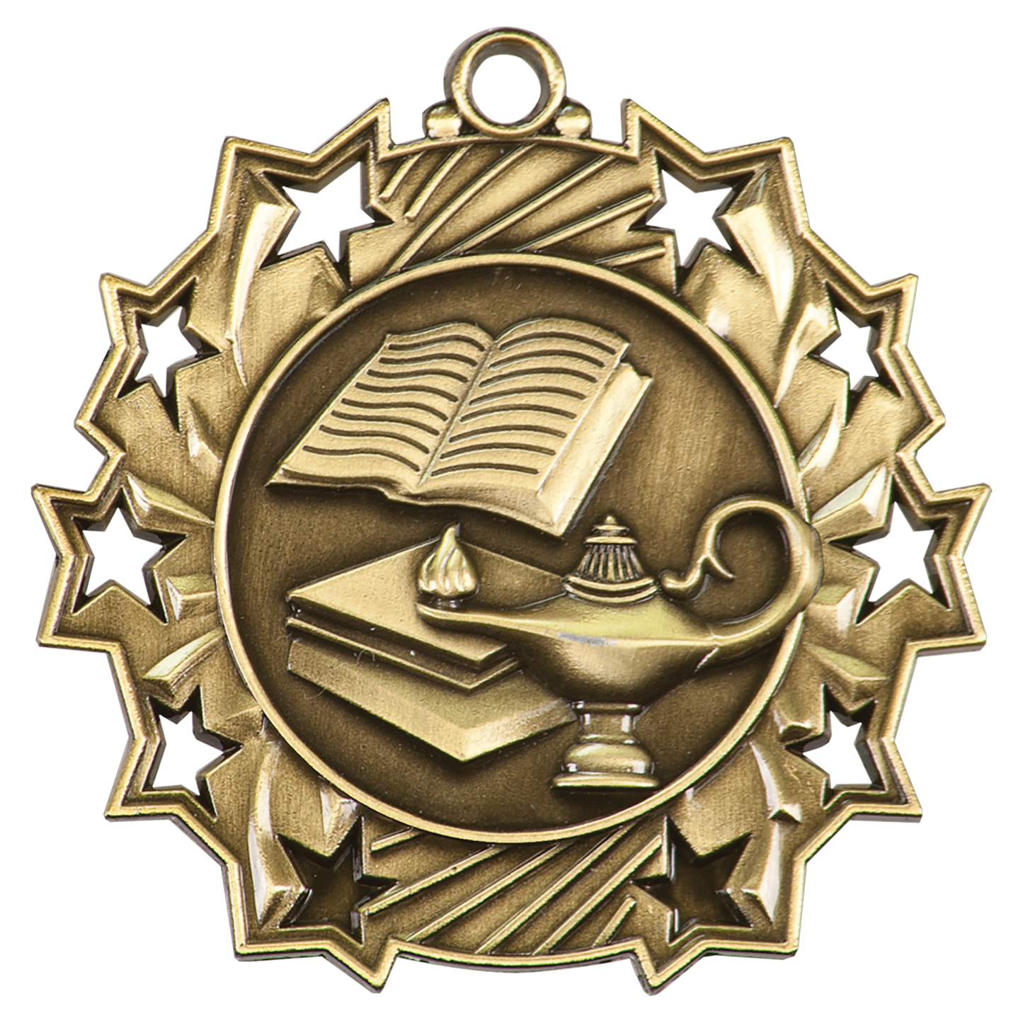 2 1/4" Ten Star Medal