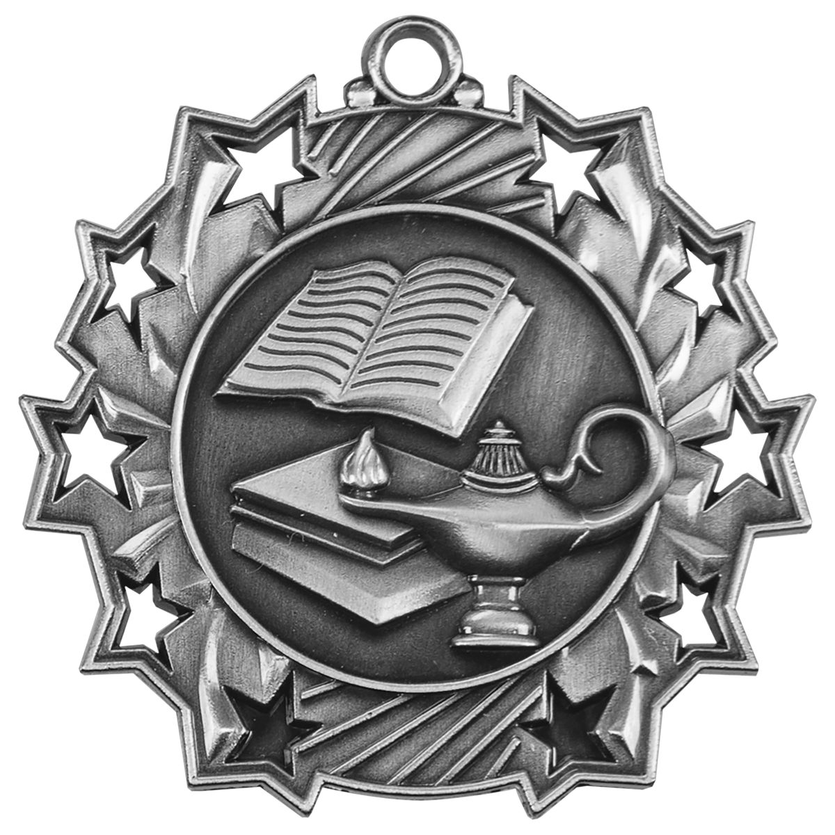 2 1/4" Ten Star Medal