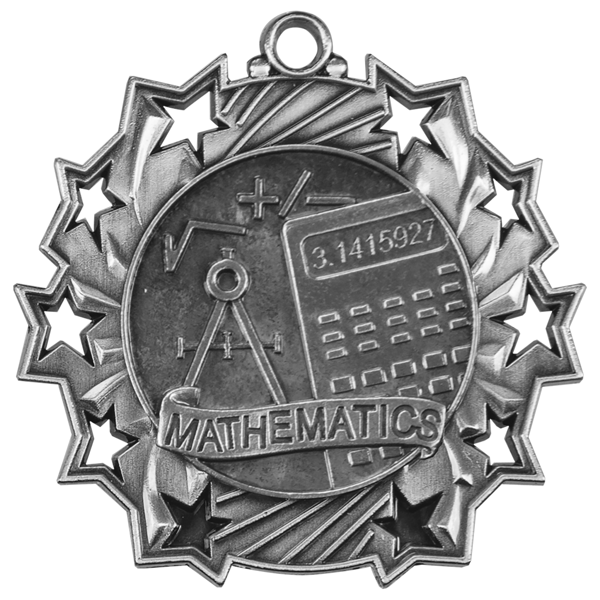 2 1/4" Ten Star Medal