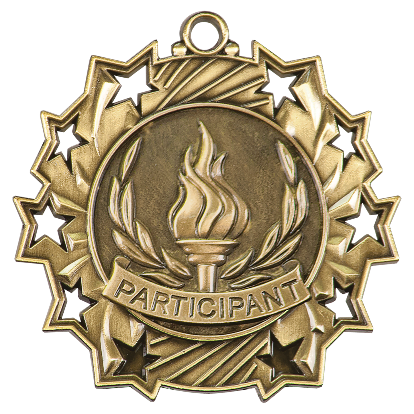 2 1/4" Ten Star Medal